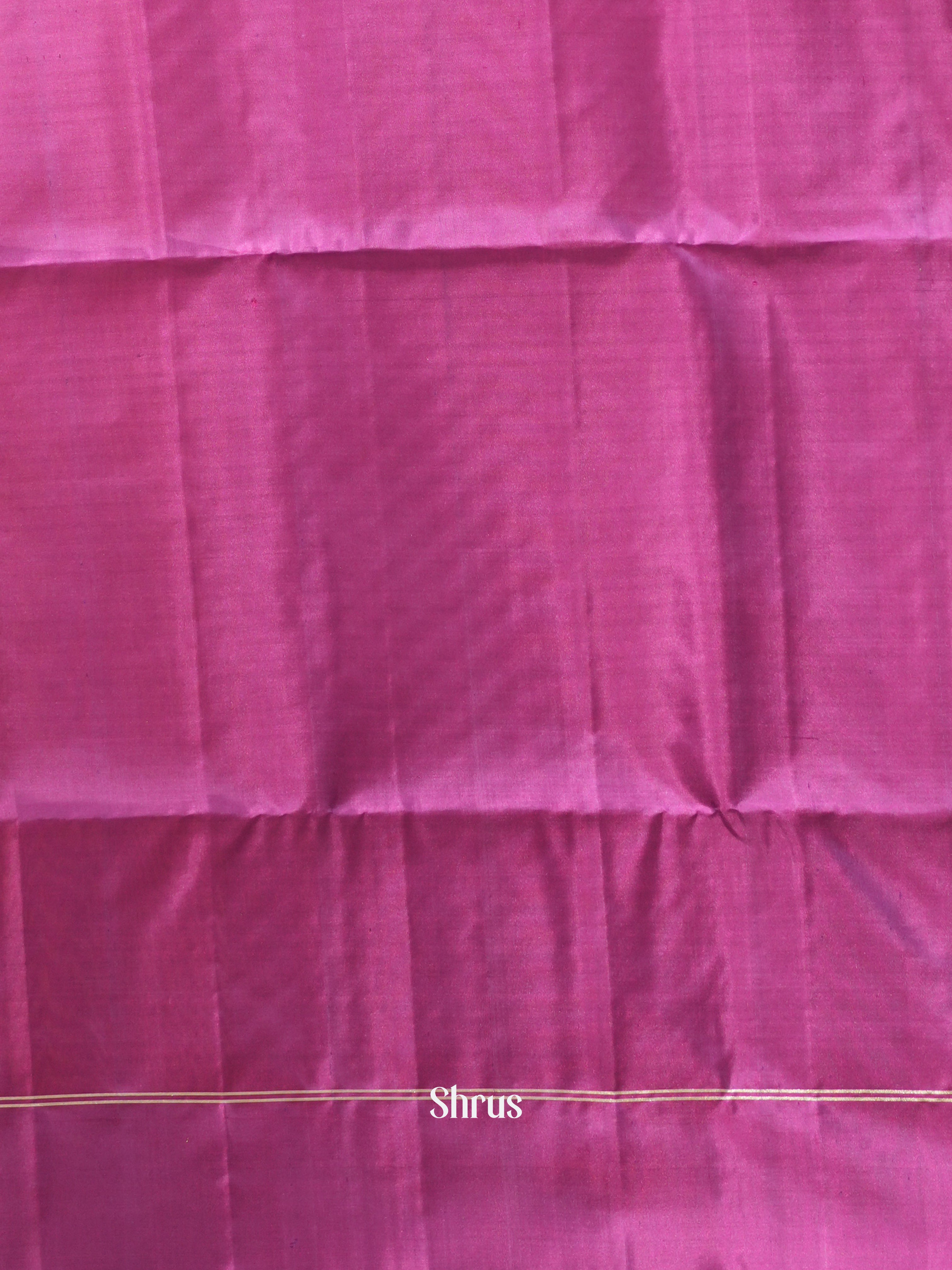 Goldish Brown & Purple - Soft Silk Saree - Shop on ShrusEternity.com