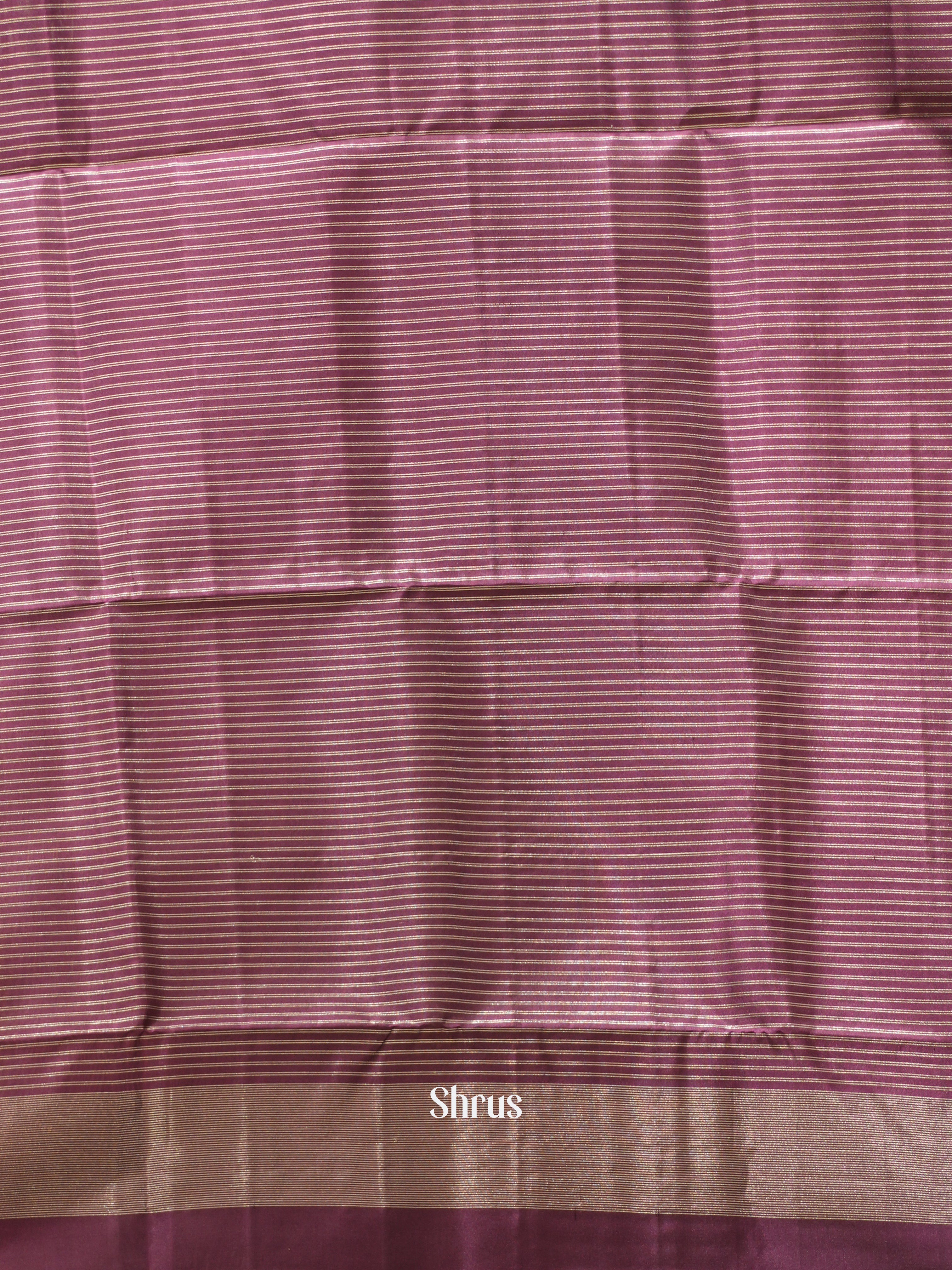 Brown & Purple - Soft Silk Saree - Shop on ShrusEternity.com
