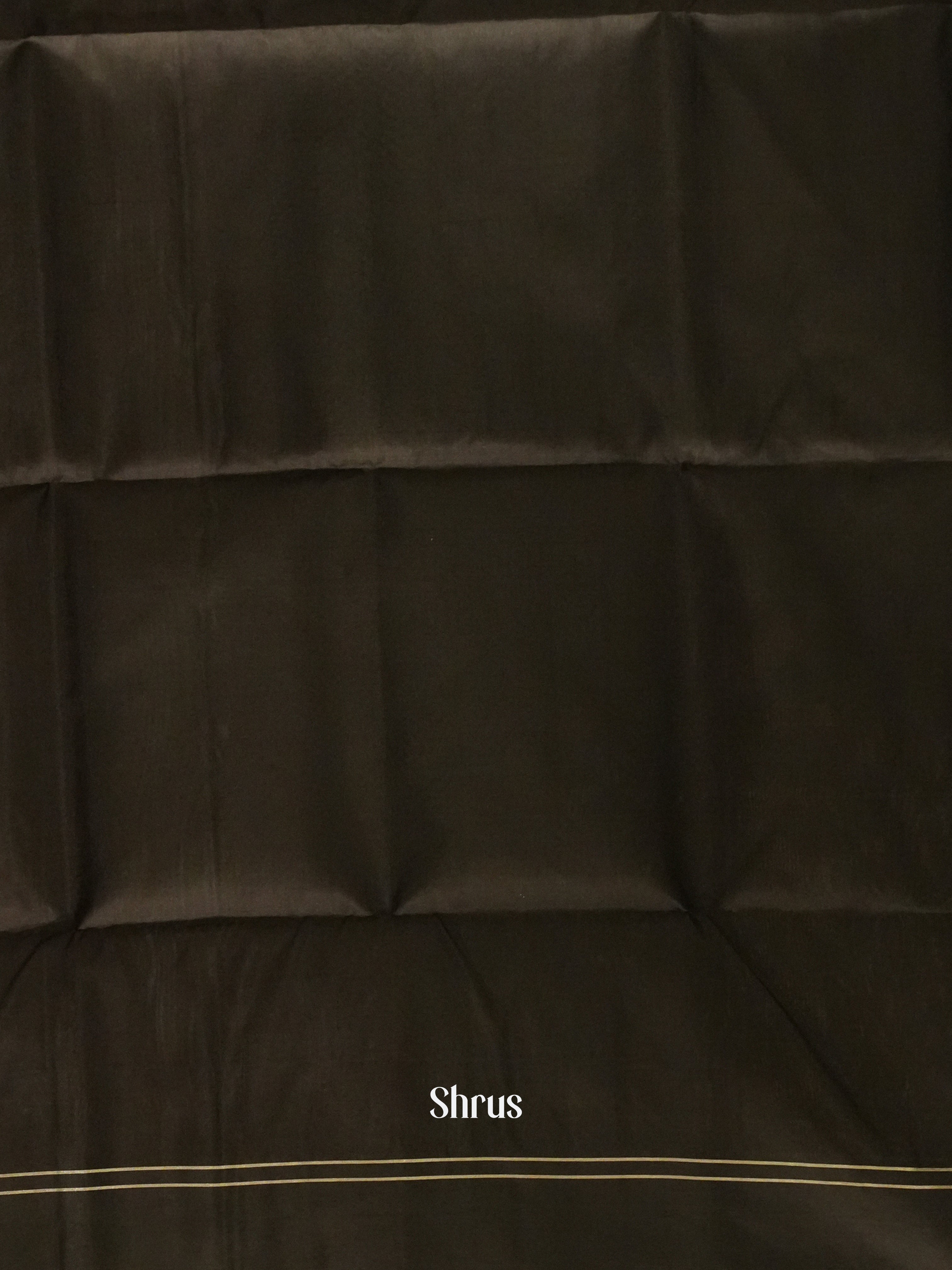 Brown & Black - Soft Silk Saree - Shop on ShrusEternity.com