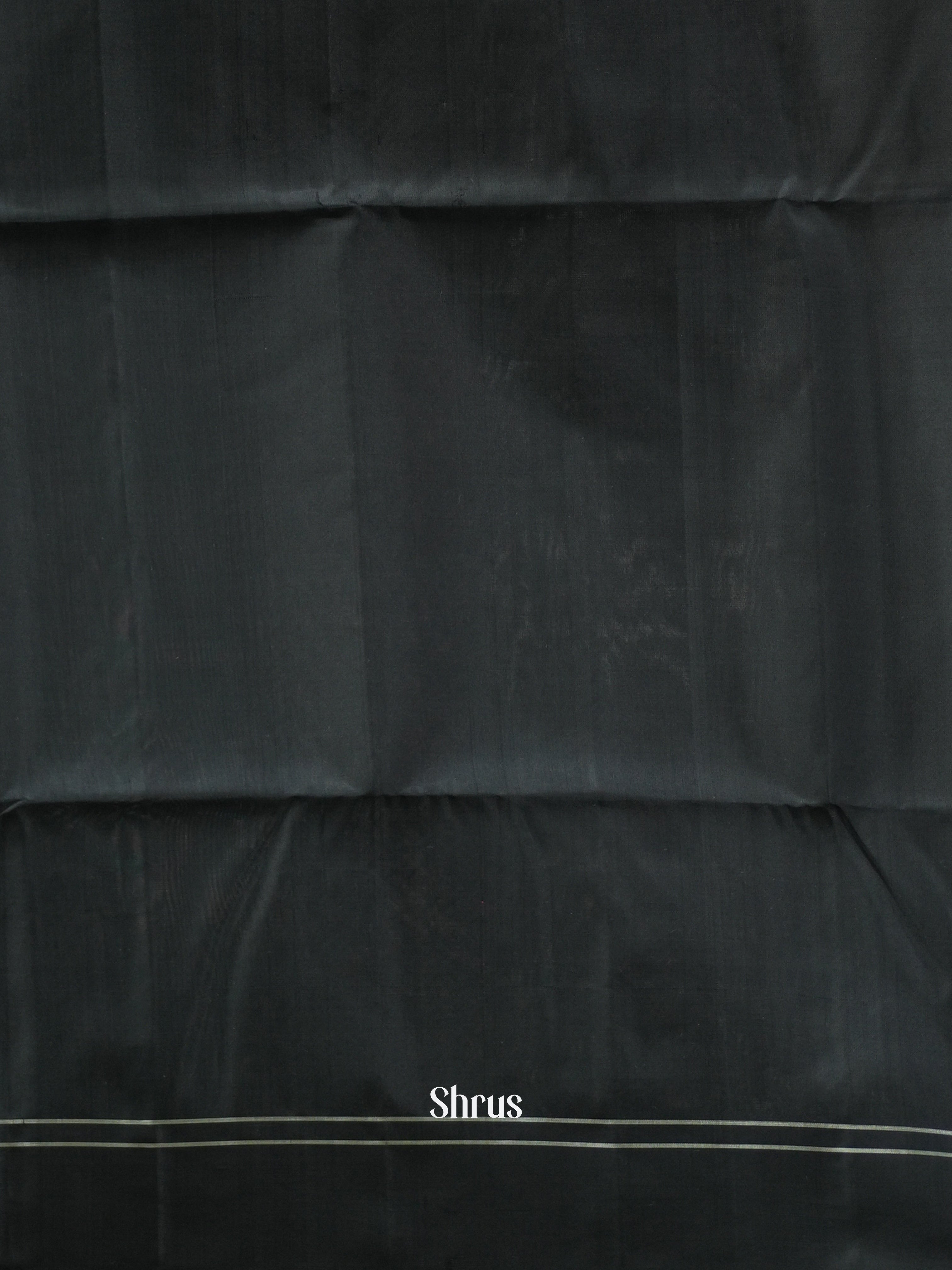 Green & black - Soft Silk Saree - Shop on ShrusEternity.com