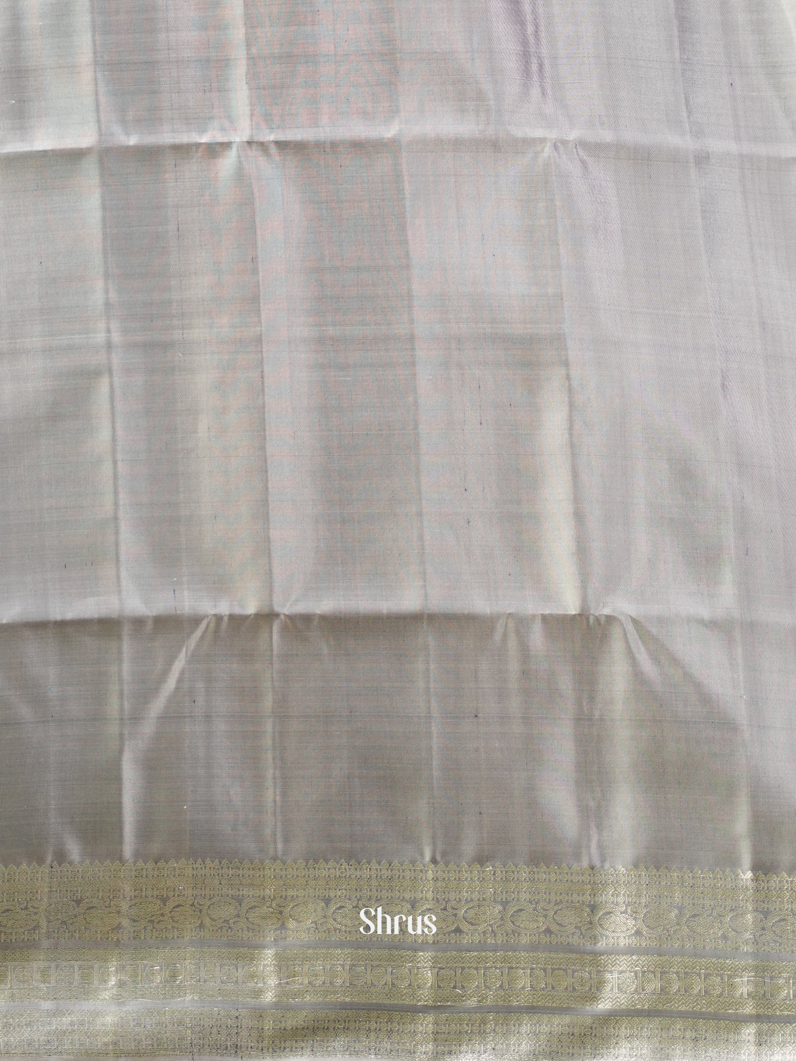 Blue & Grey - Soft Silk saree - Shop on ShrusEternity.com