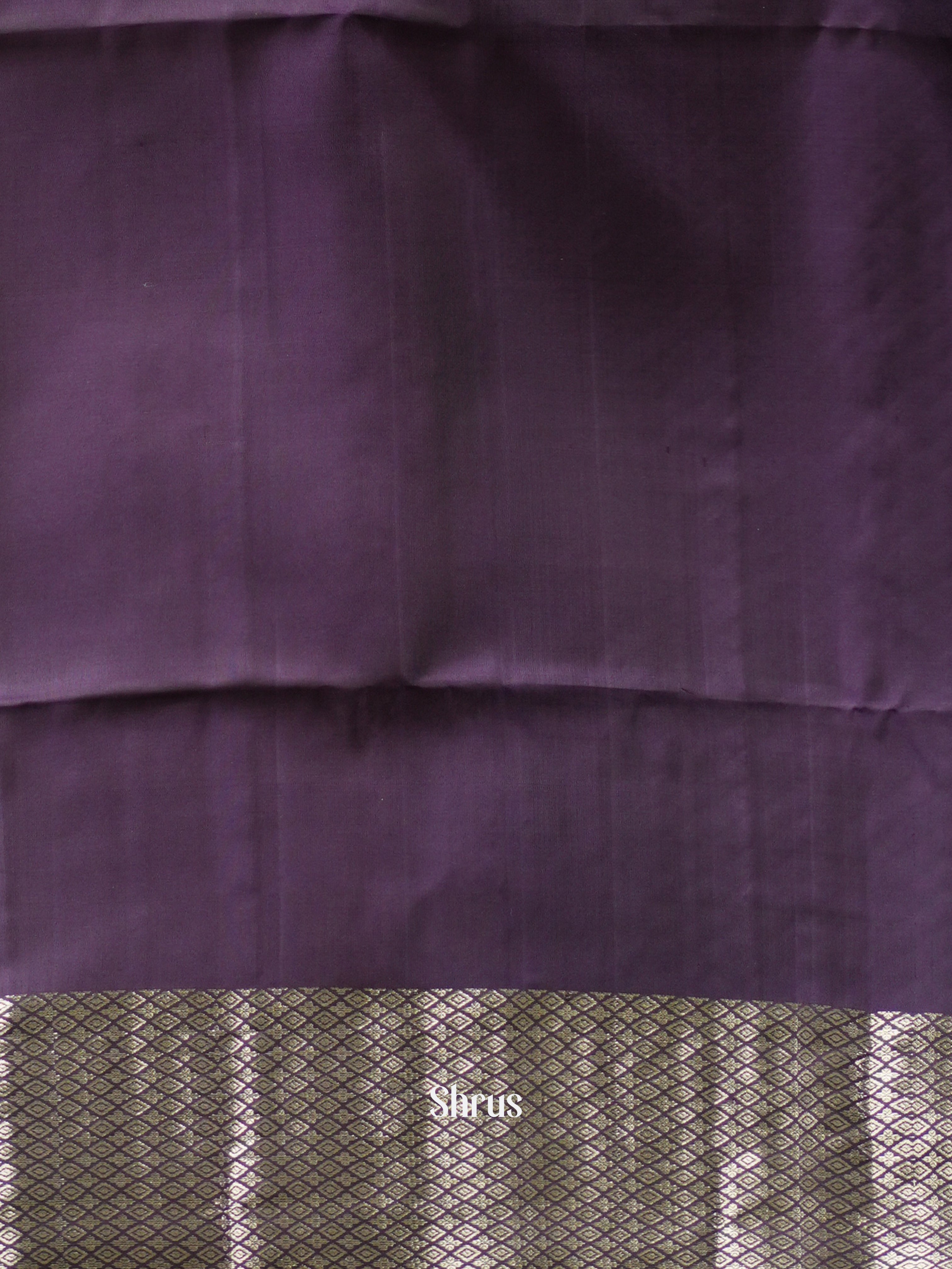 Mustard & Purple - Soft Silk Saree - Shop on ShrusEternity.com