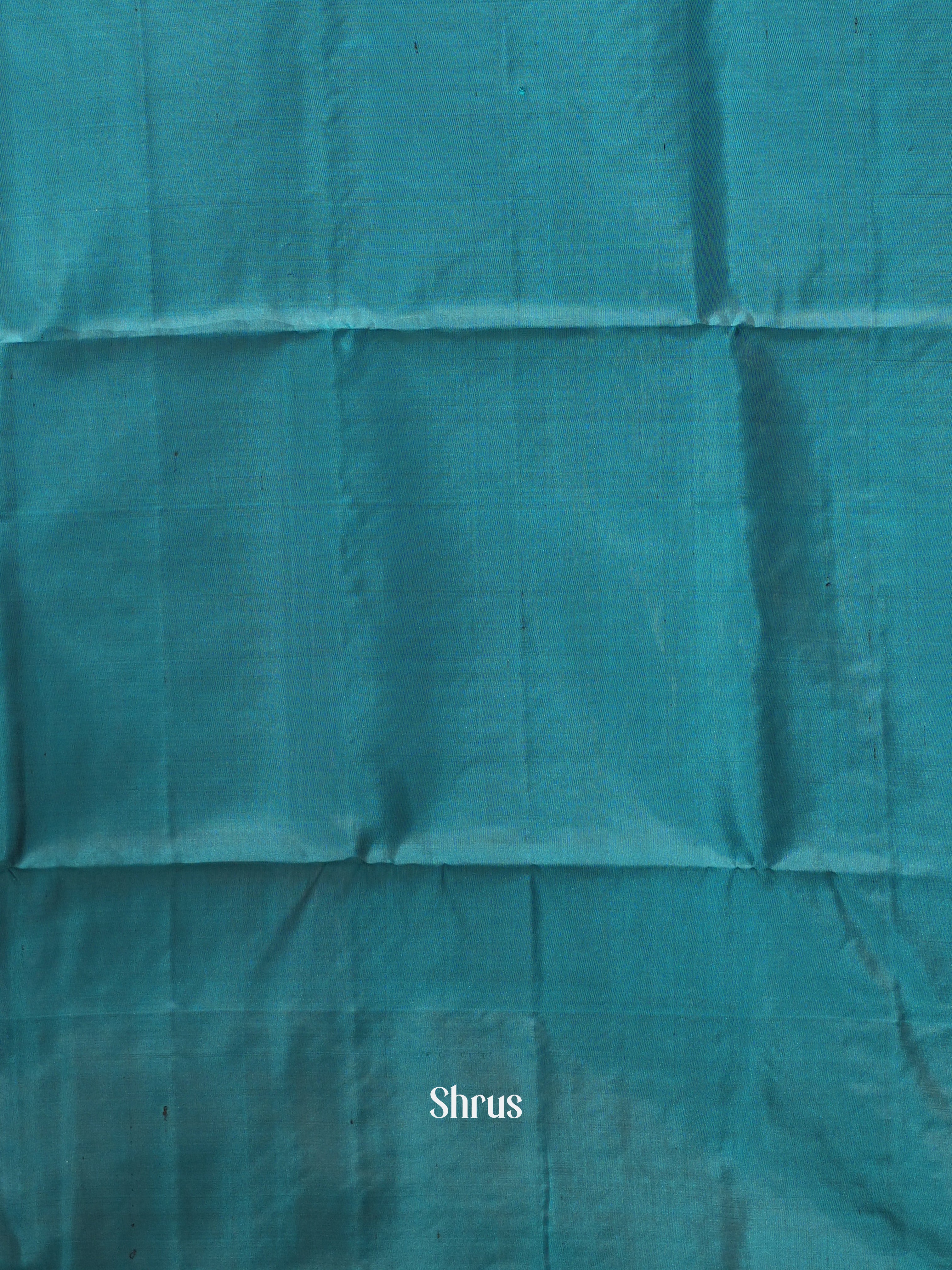 Onion Peel & Teal Blue - Soft Silk Saree - Shop on ShrusEternity.com