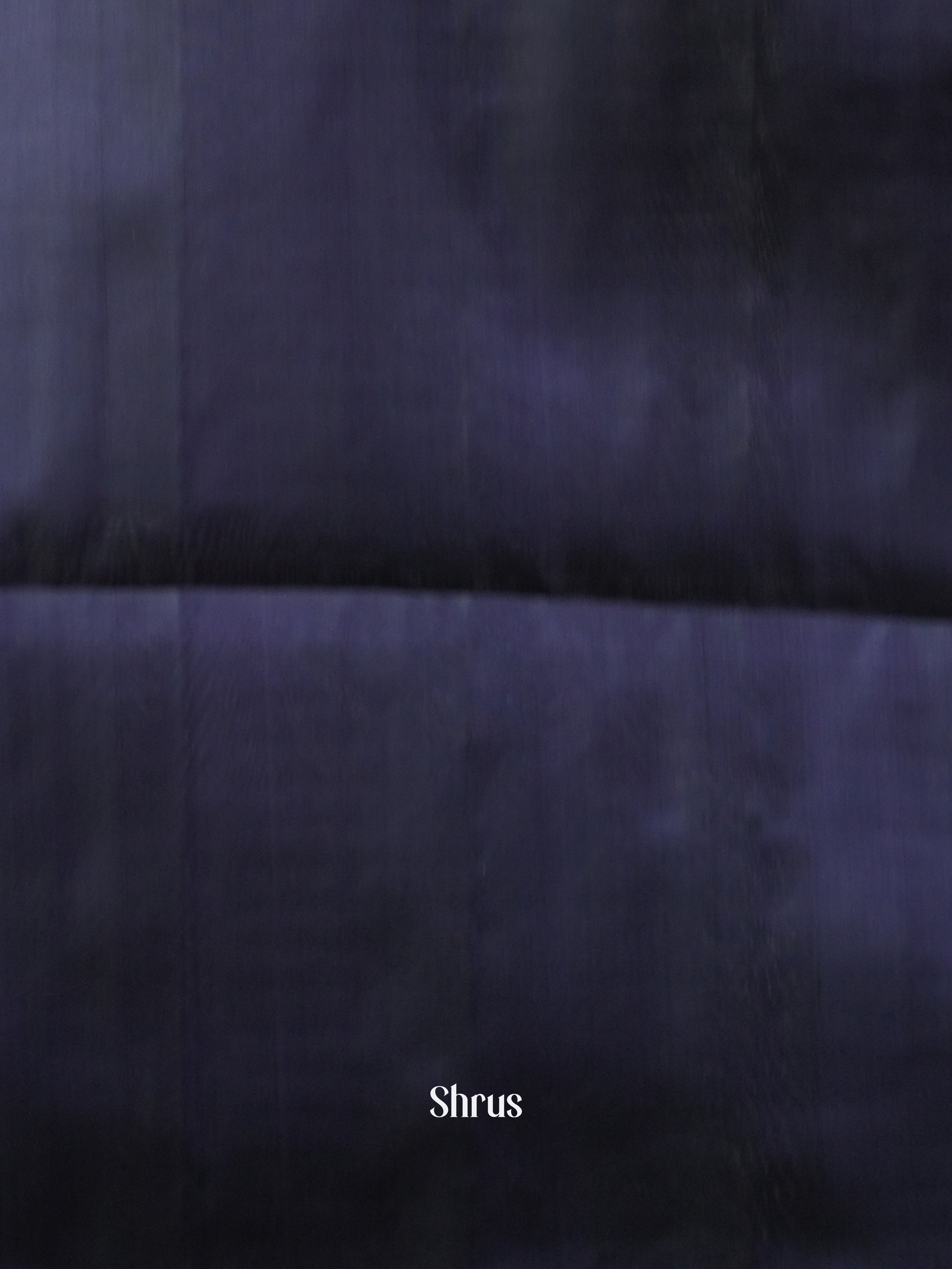 Purple & Blue - Soft Silk Saree - Shop on ShrusEternity.com