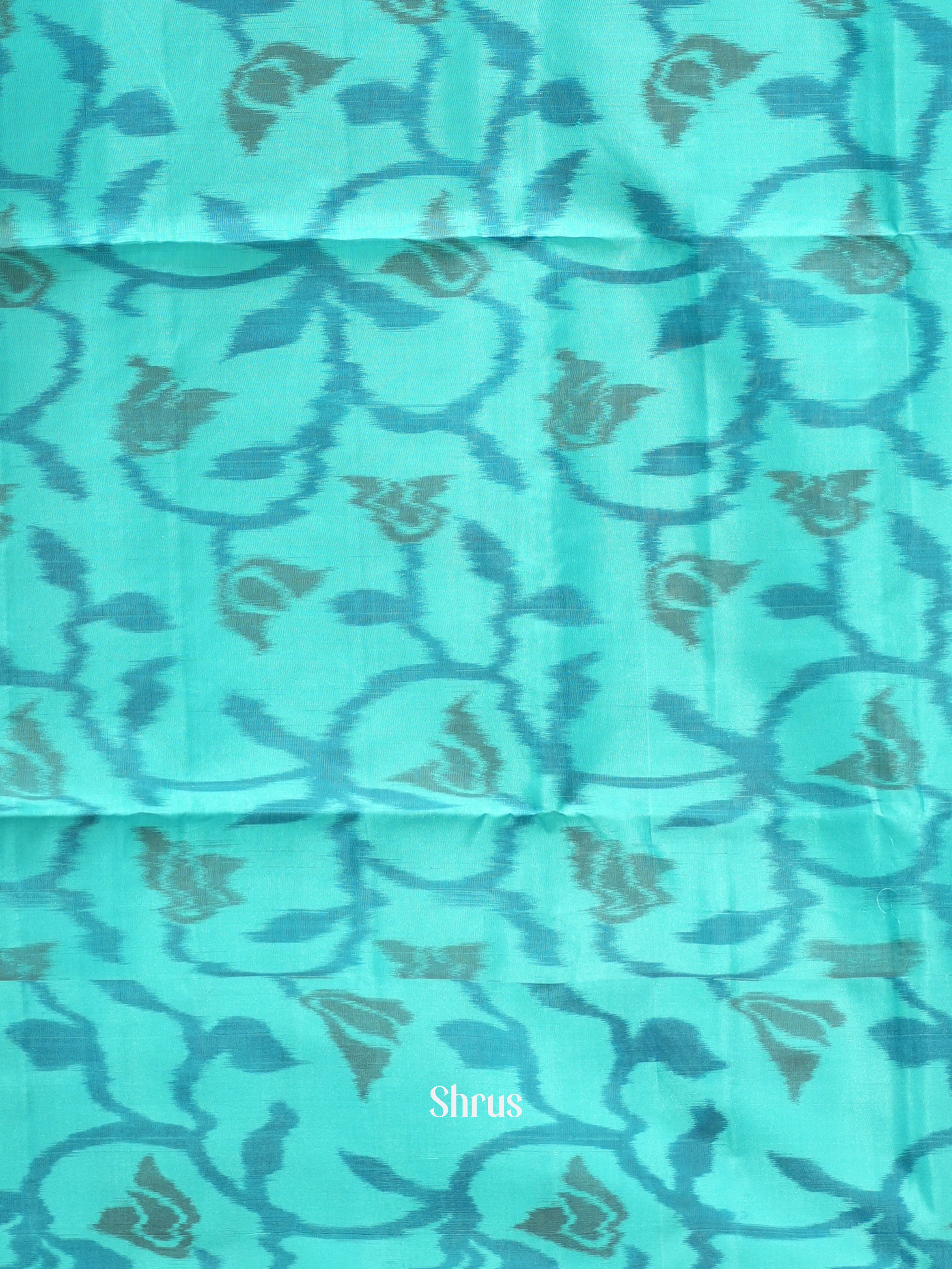 Red & Blue - Soft Silk Saree - Shop on ShrusEternity.com