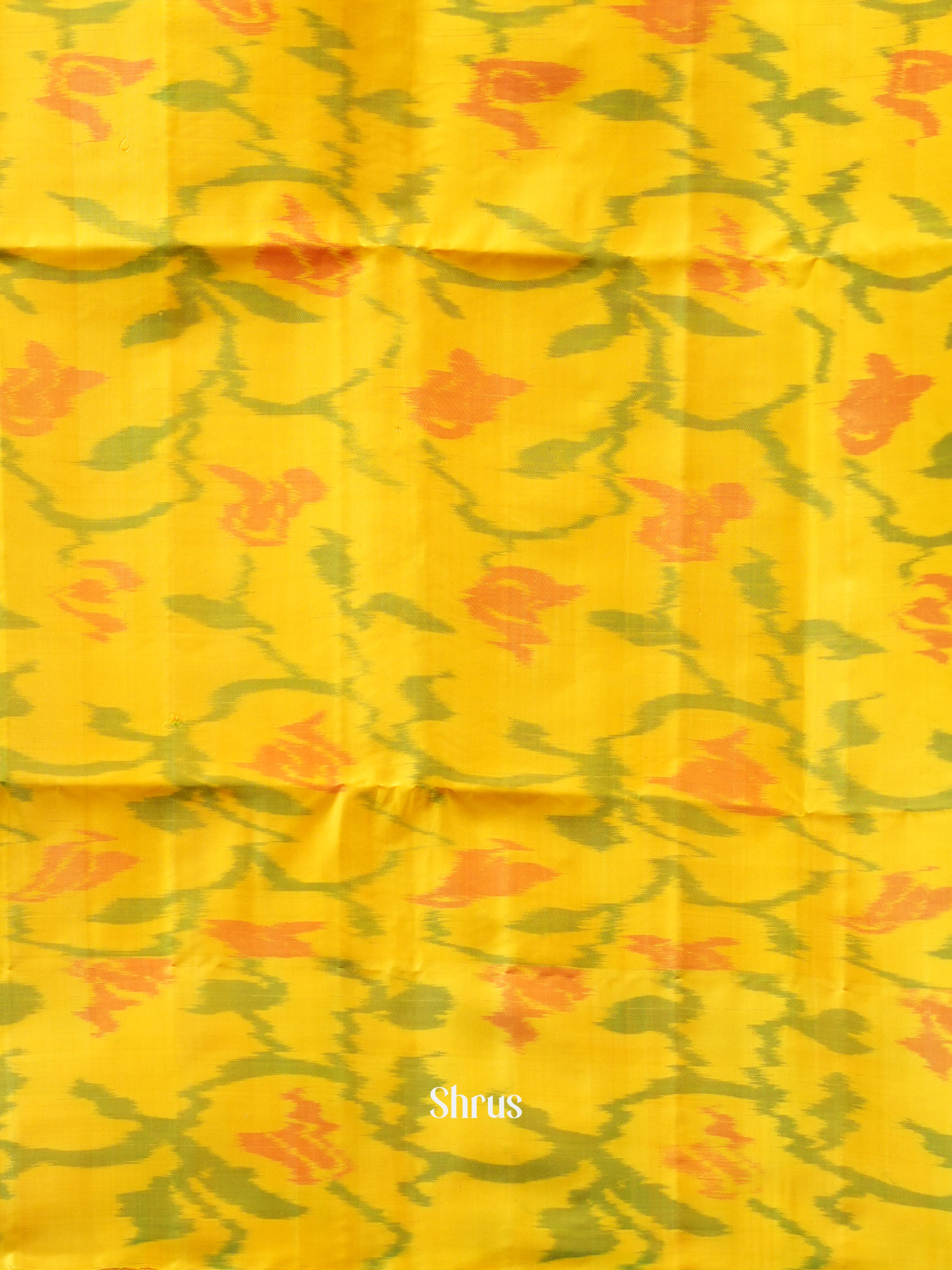 Violet & Yellow - Soft Silk Saree - Shop on ShrusEternity.com