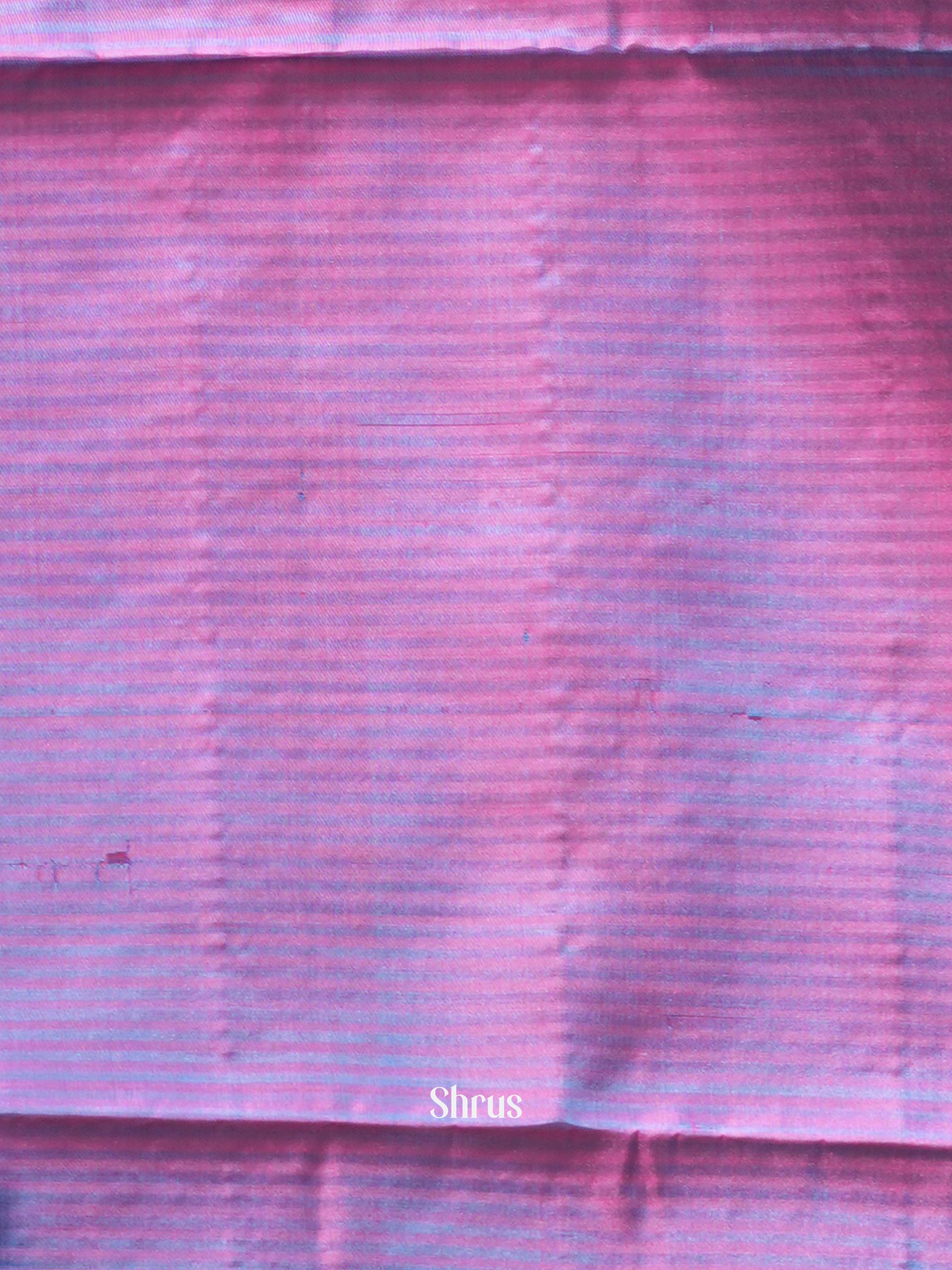 Blue & Purple - Soft Silk Saree - Shop on ShrusEternity.com