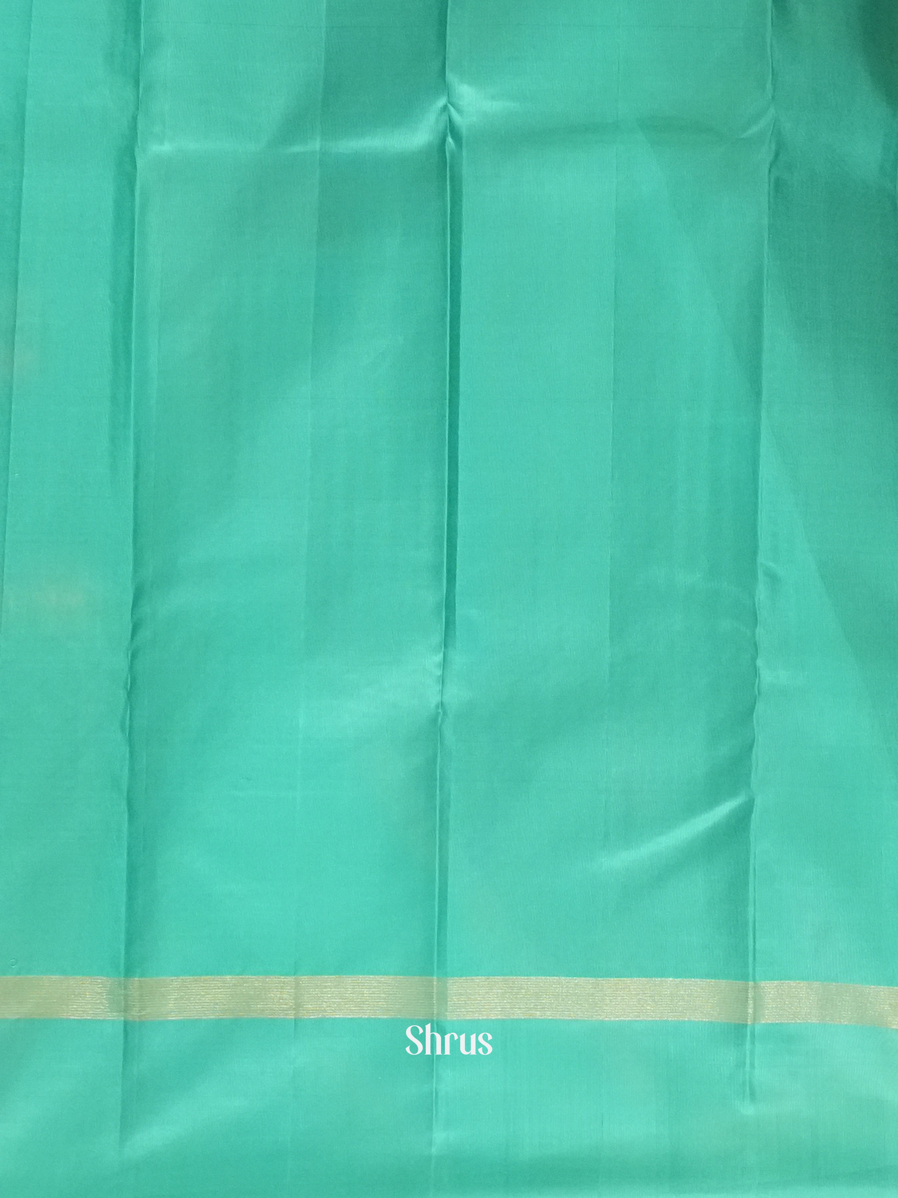 Purple & Teal - Soft Silk Saree - Shop on ShrusEternity.com