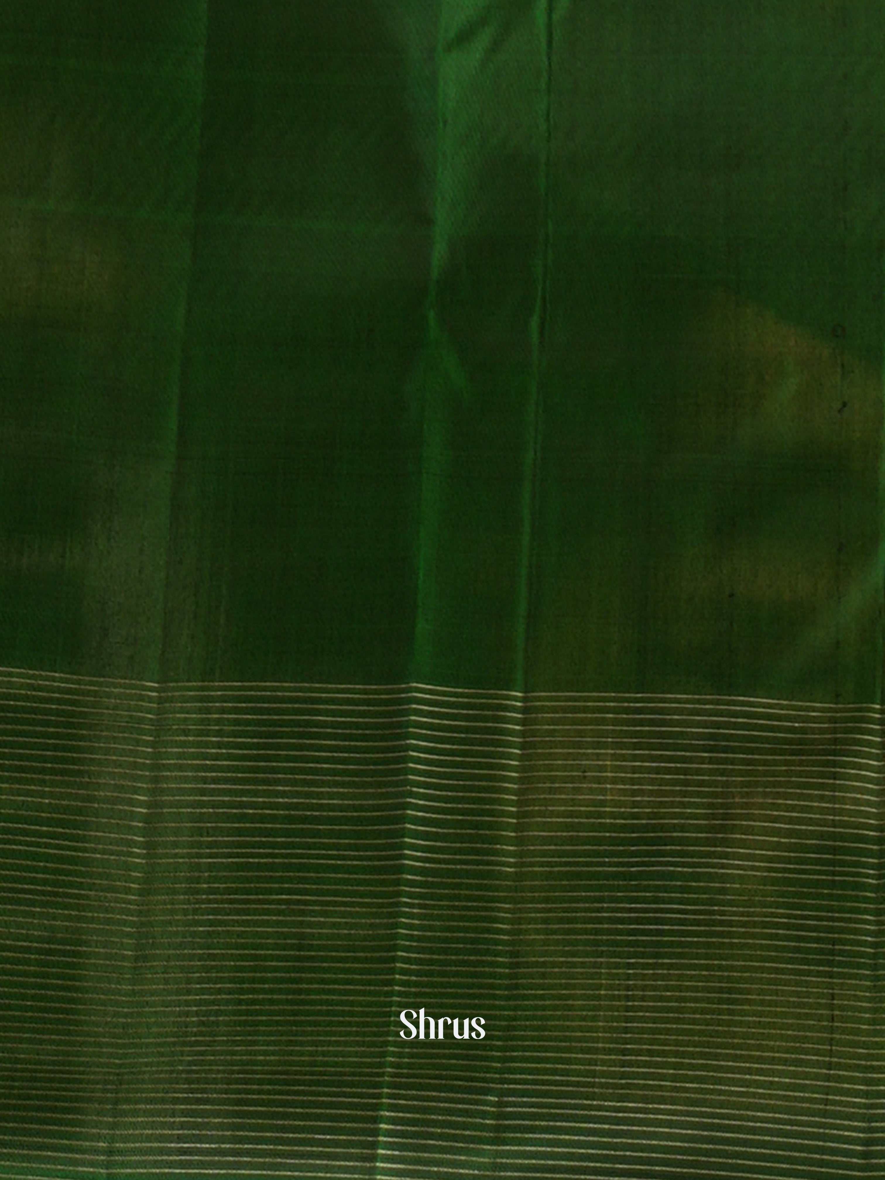 Mambazha Yellow & Green - Soft Silk Saree - Shop on ShrusEternity.com