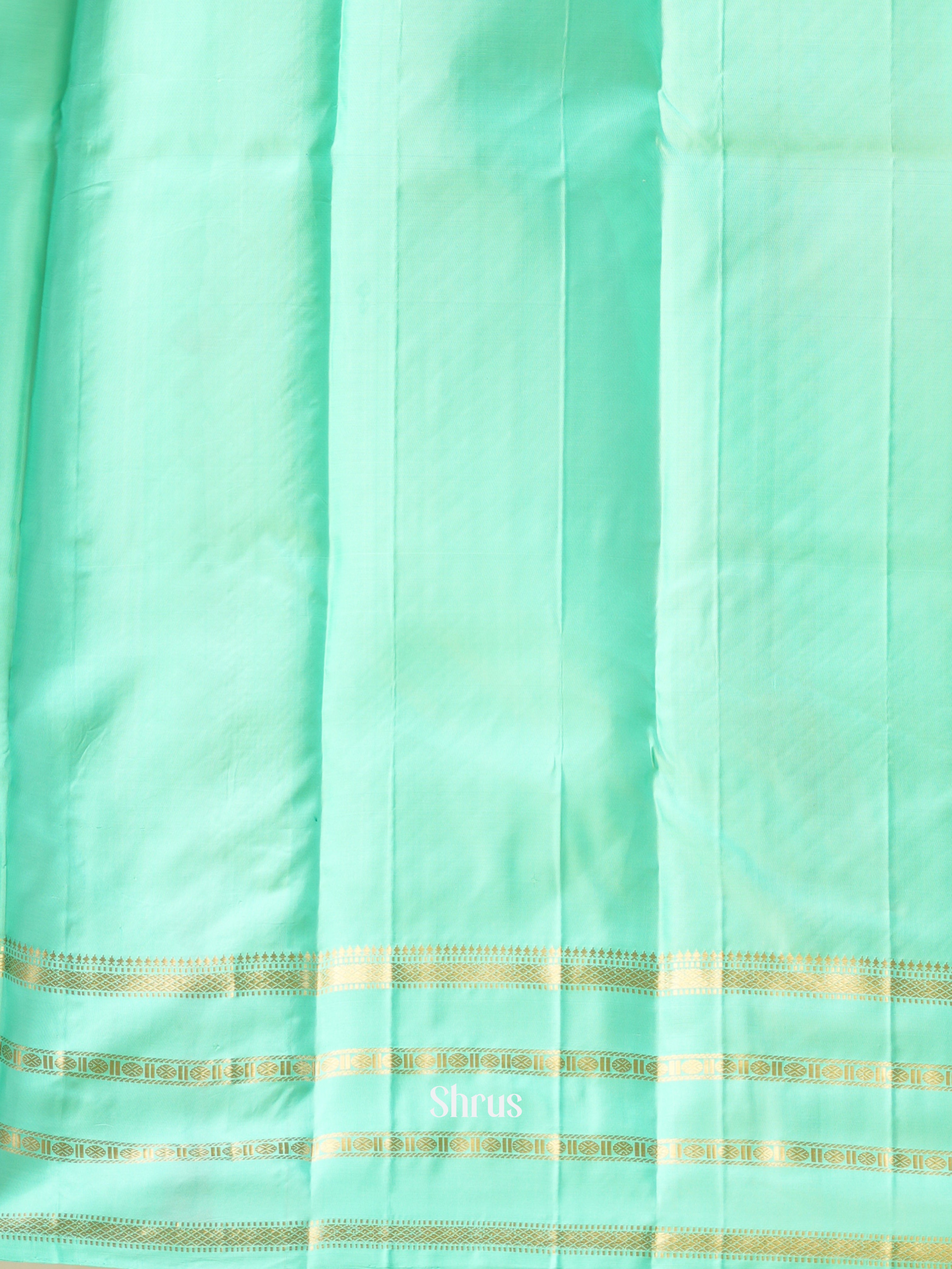 Red & Teal - Soft Silk Saree - Shop on ShrusEternity.com