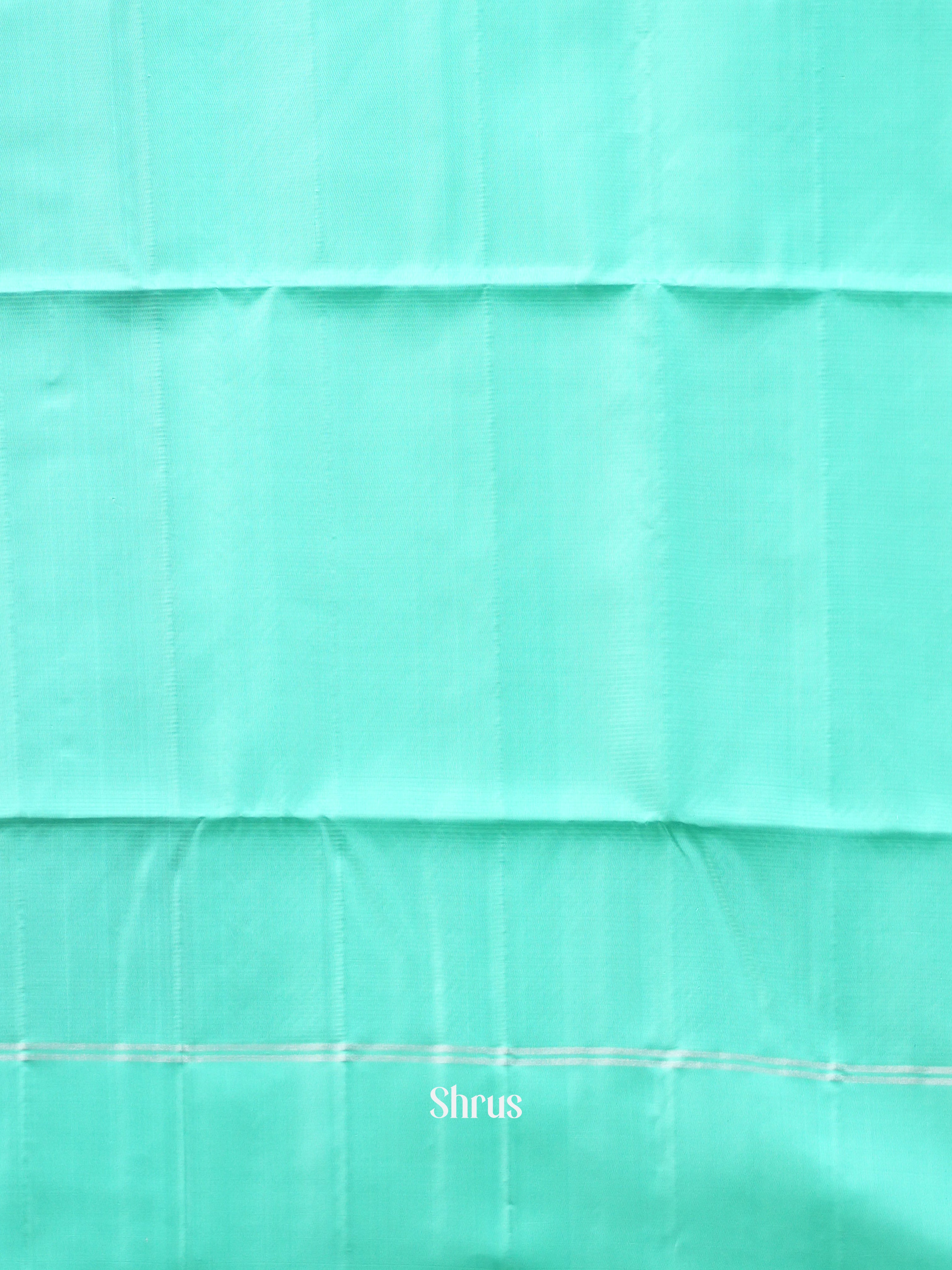 Green & Teal - Soft Silk Saree - Shop on ShrusEternity.com
