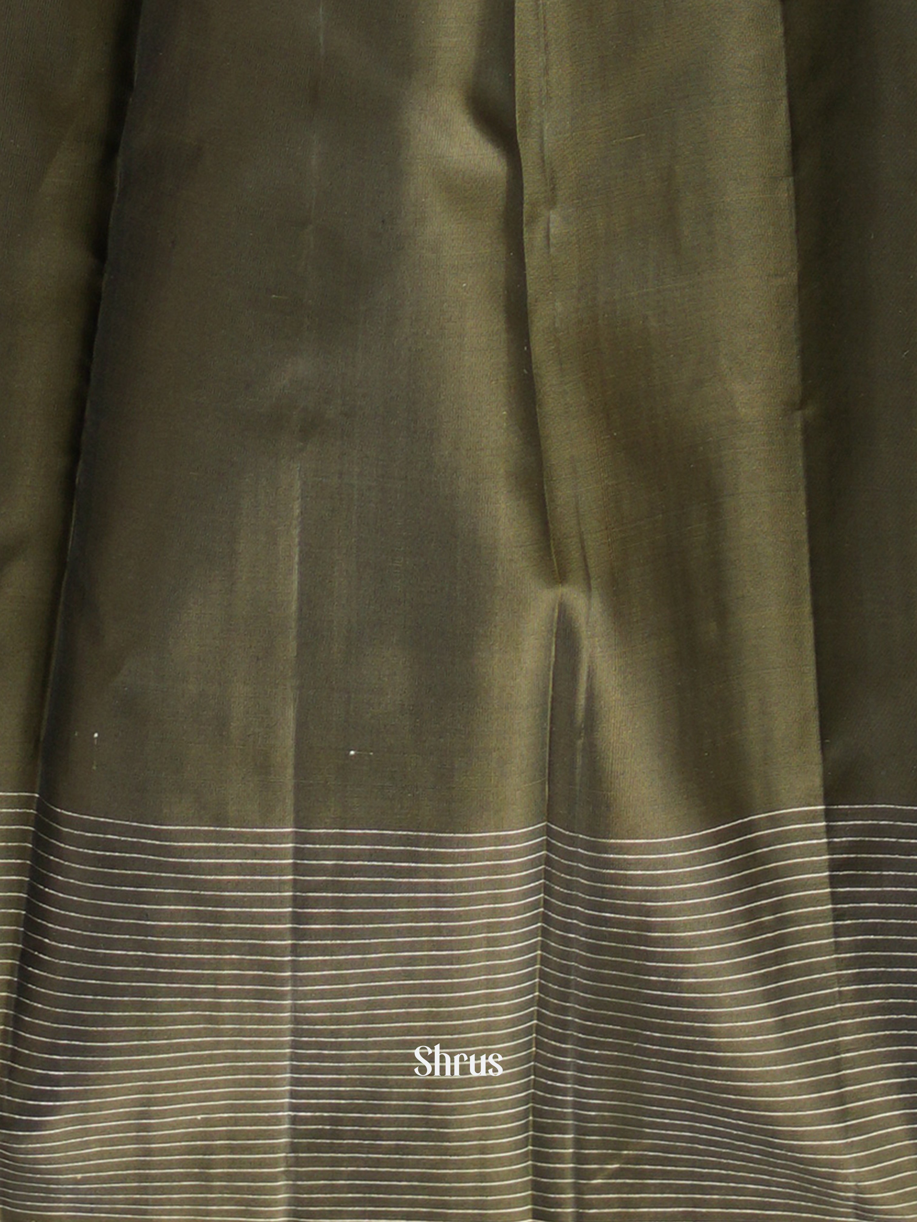 Yellow & Green - Soft Silk Saree - Shop on ShrusEternity.com