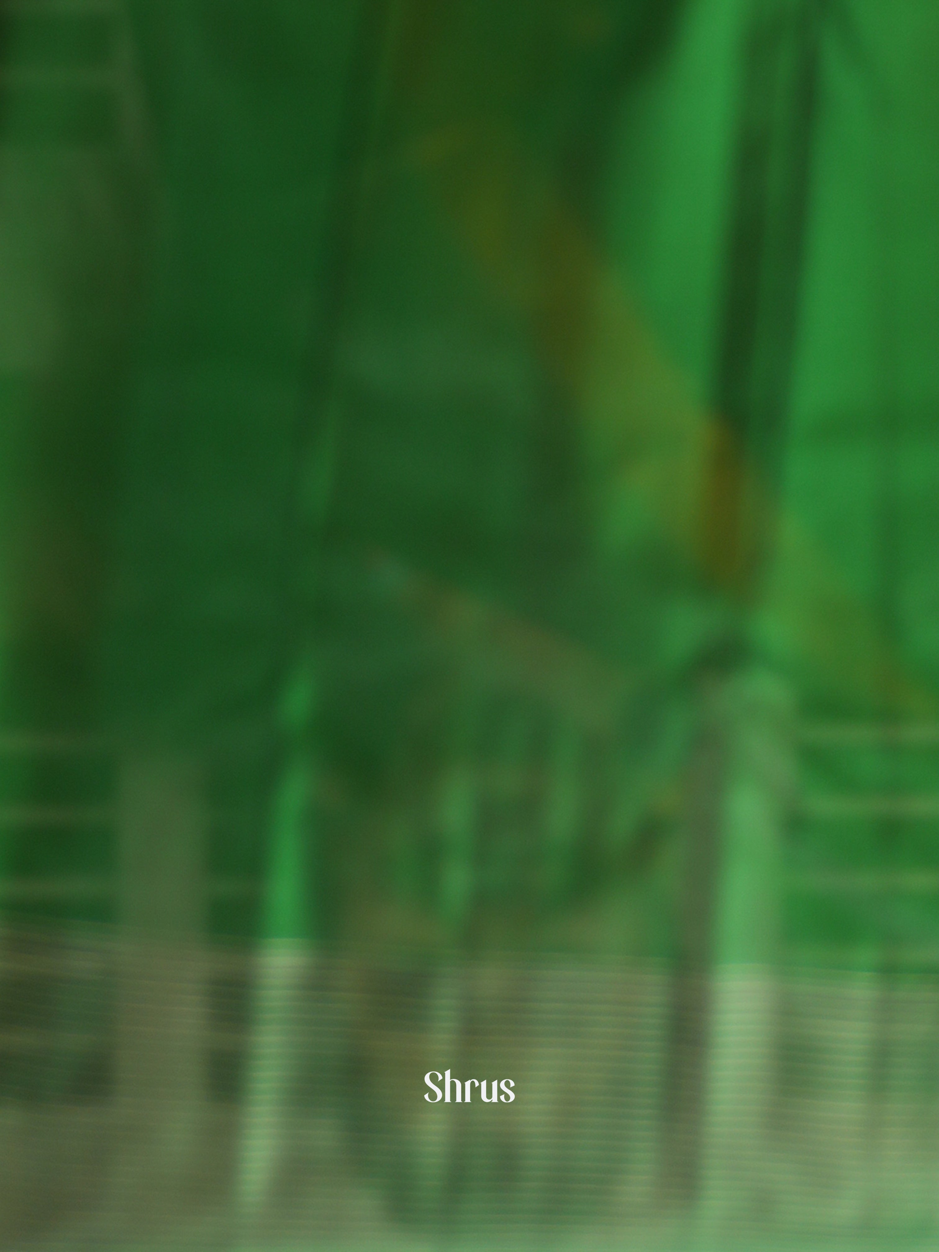 Yellow & Green - Soft Silk Saree - Shop on ShrusEternity.com