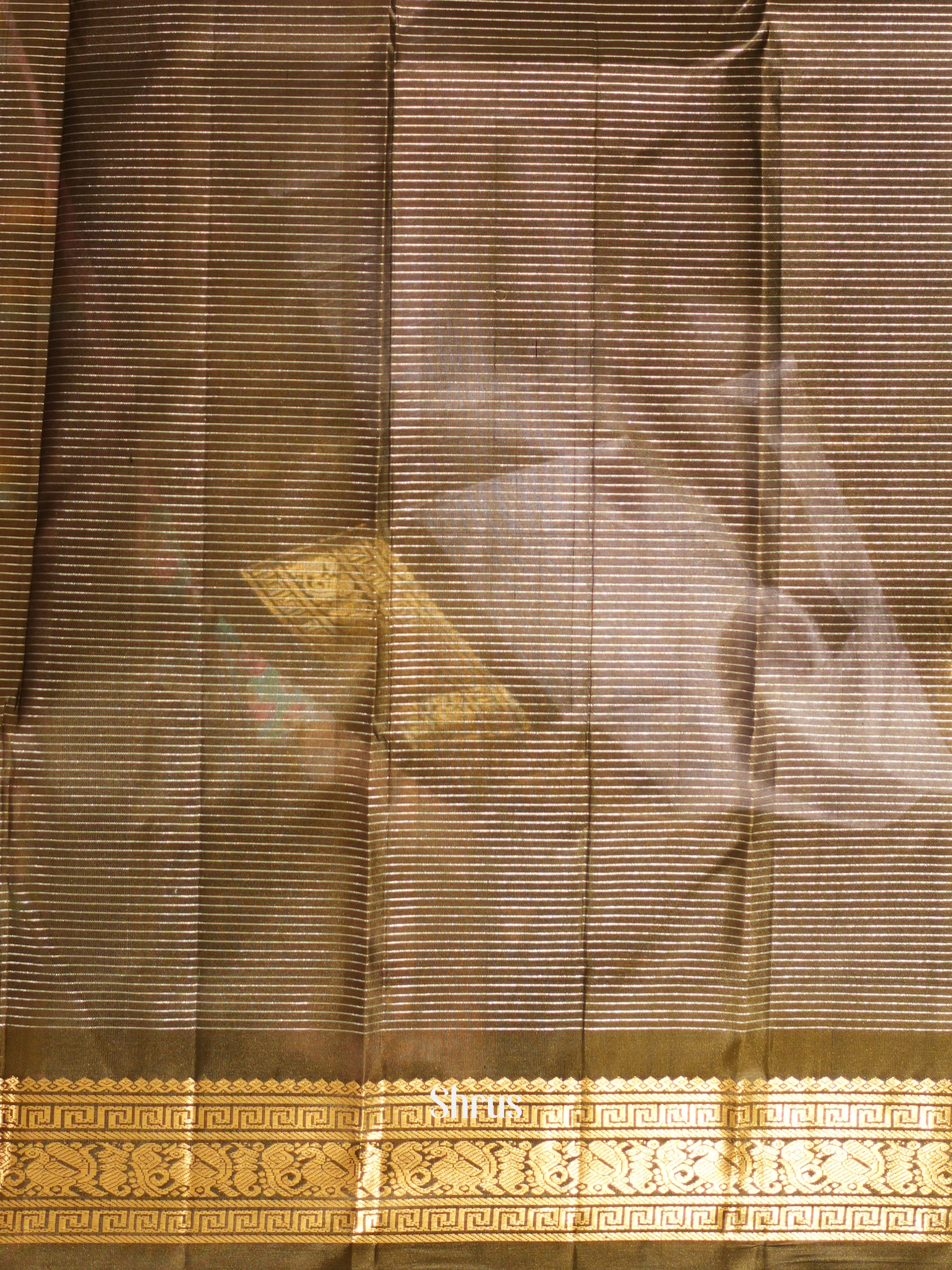 Lavender & Black - Soft Silk Saree - Shop on ShrusEternity.com