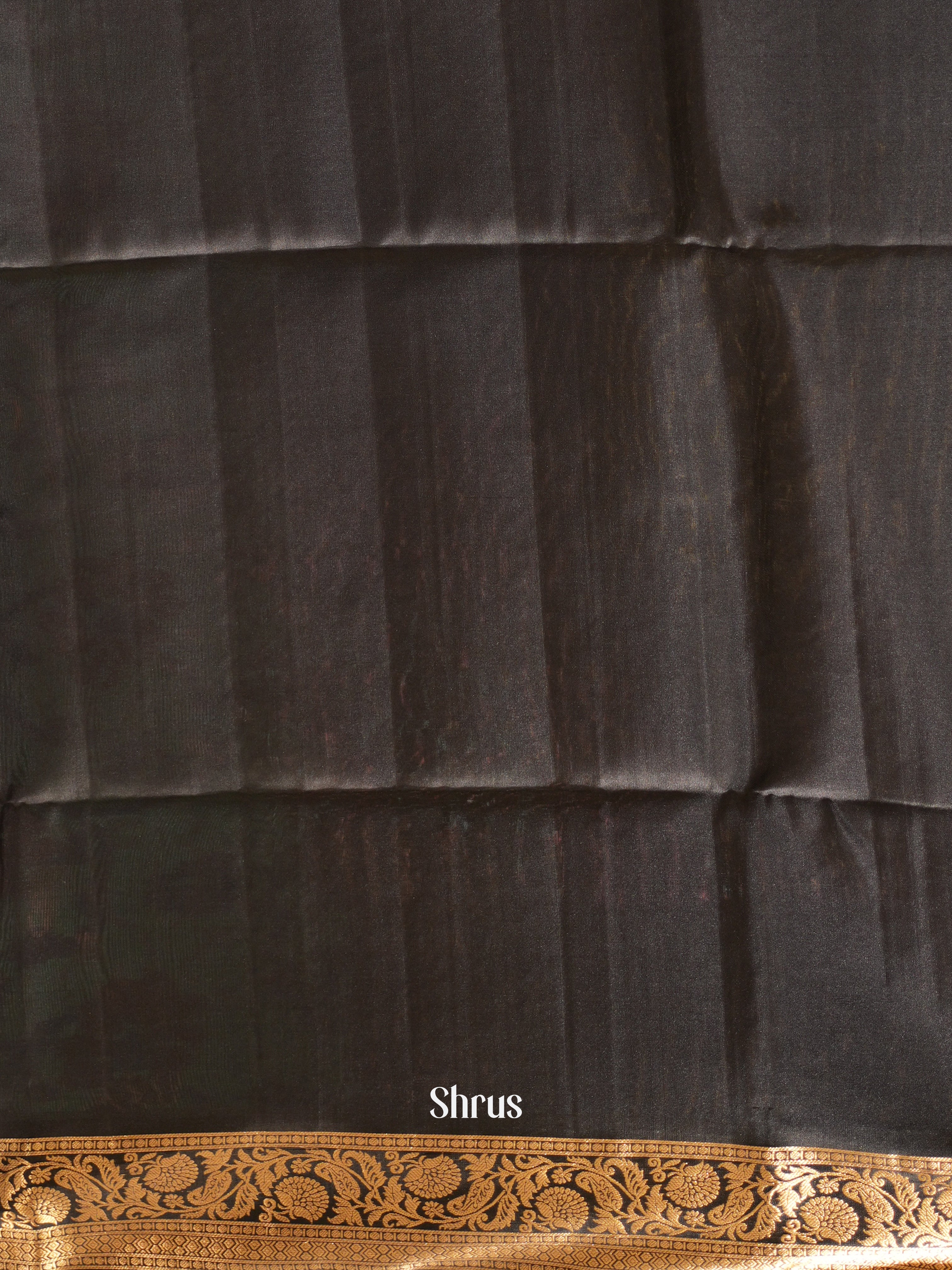 Teal Blue & Black - Soft Silk Saree - Shop on ShrusEternity.com