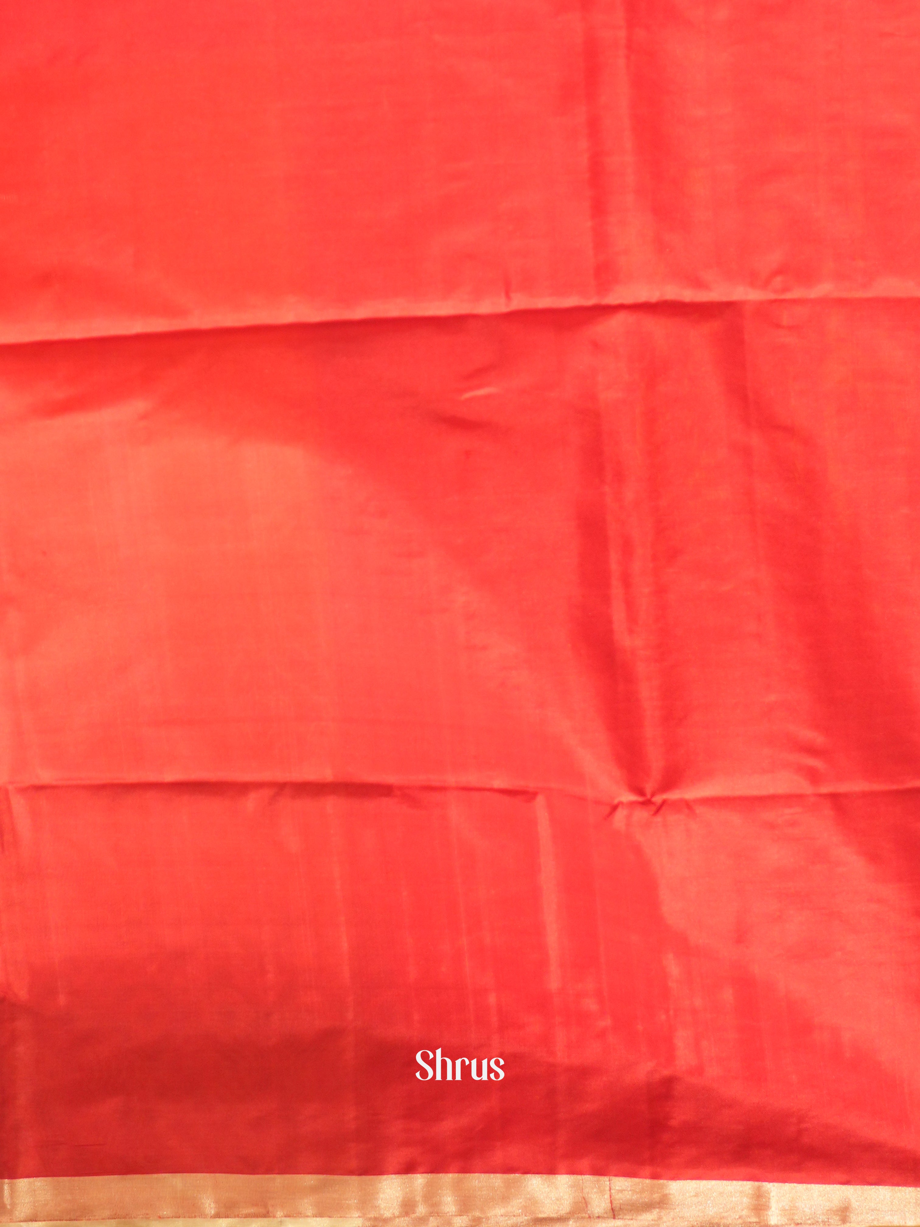 Red , Yellow , Grey - Soft Silk Saree - Shop on ShrusEternity.com