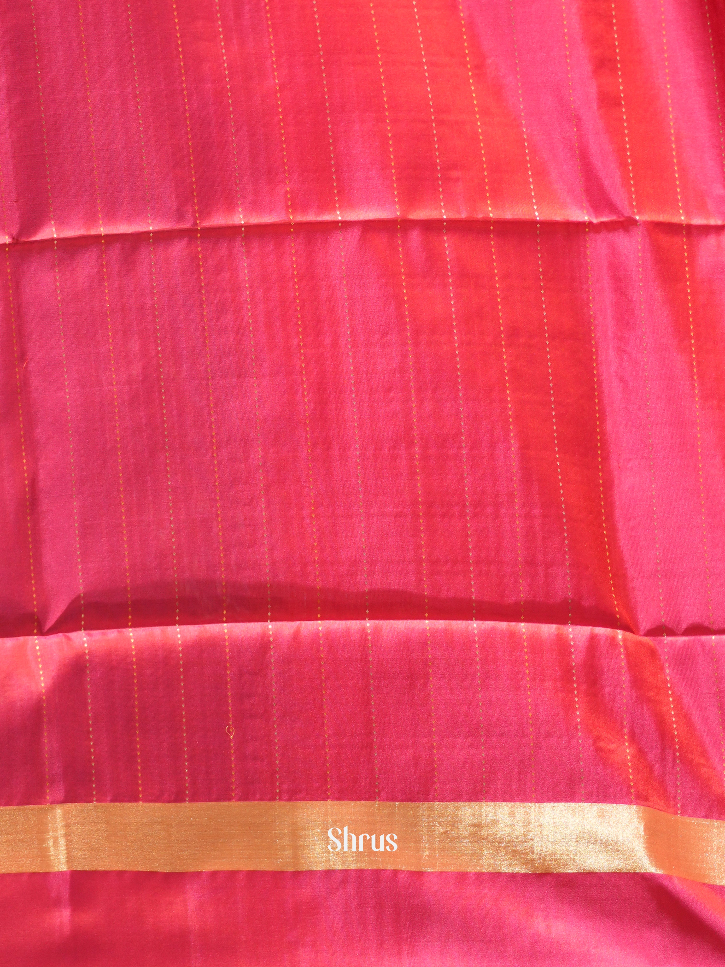 Blue & Pink - Soft Silk Saree - Shop on ShrusEternity.com