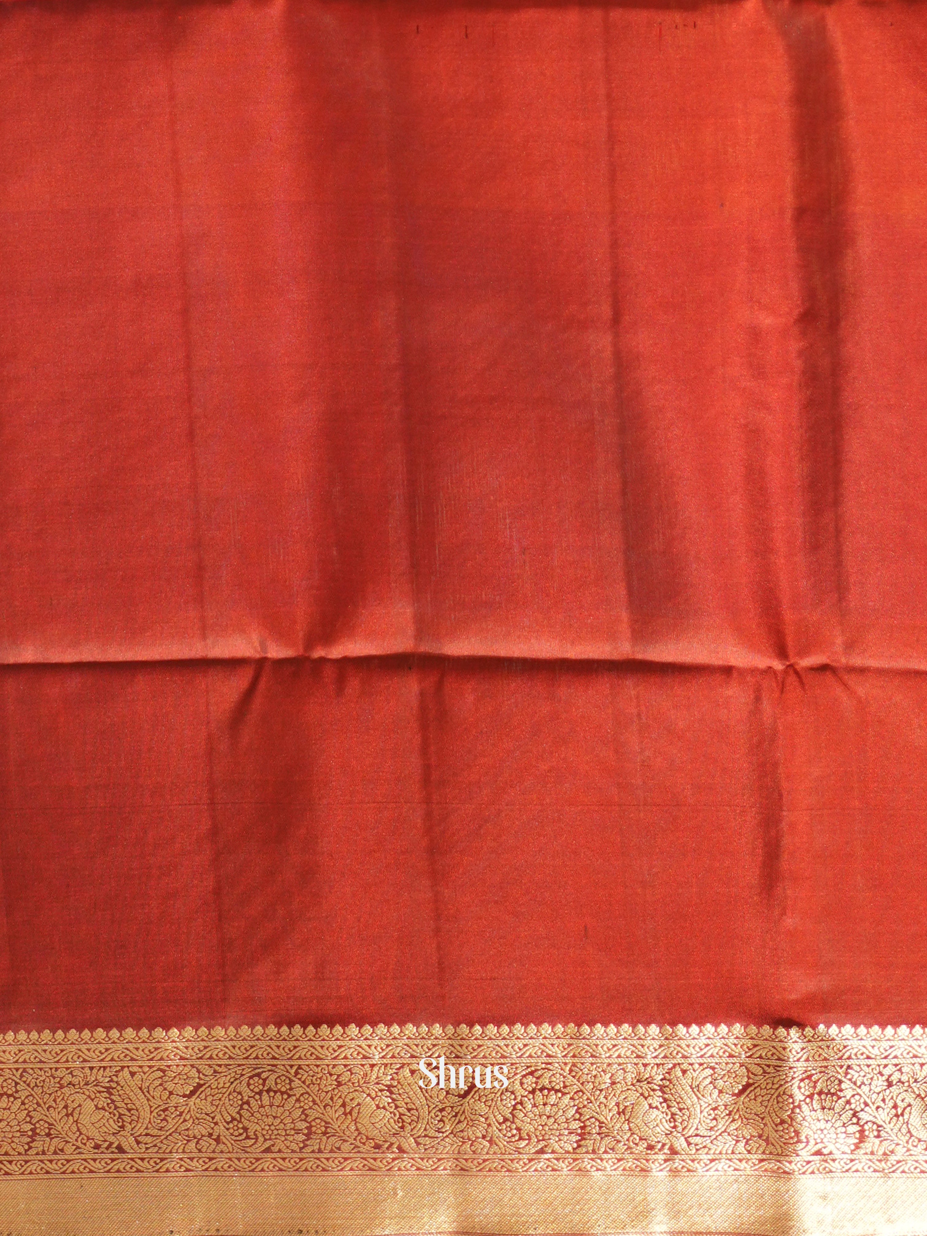 Blue & Maroon - Soft Silk Saree - Shop on ShrusEternity.com