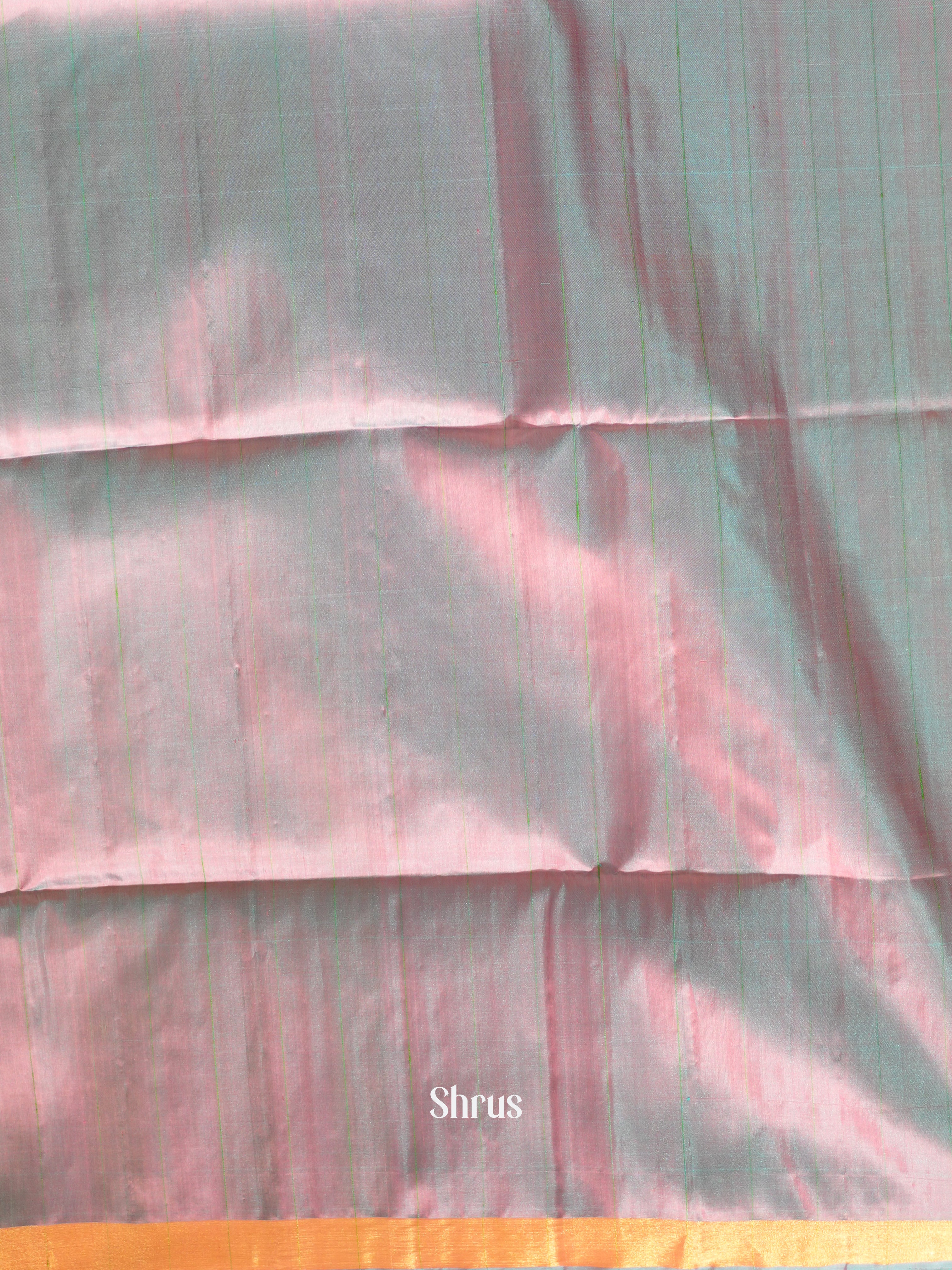 Green & Purple - Soft Silk Saree - Shop on ShrusEternity.com