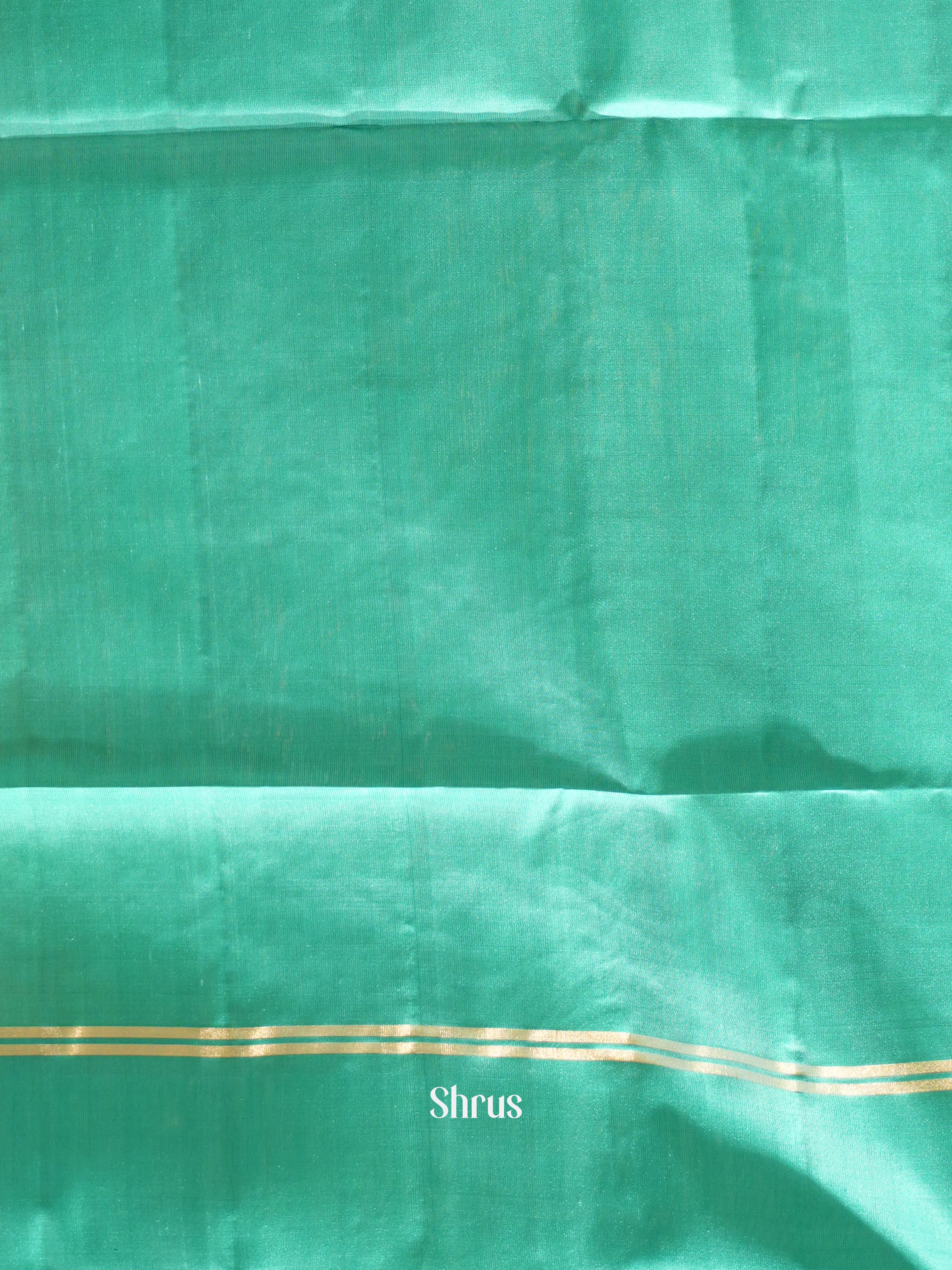 Pink & Teal Green - Soft Silk Saree - Shop on ShrusEternity.com