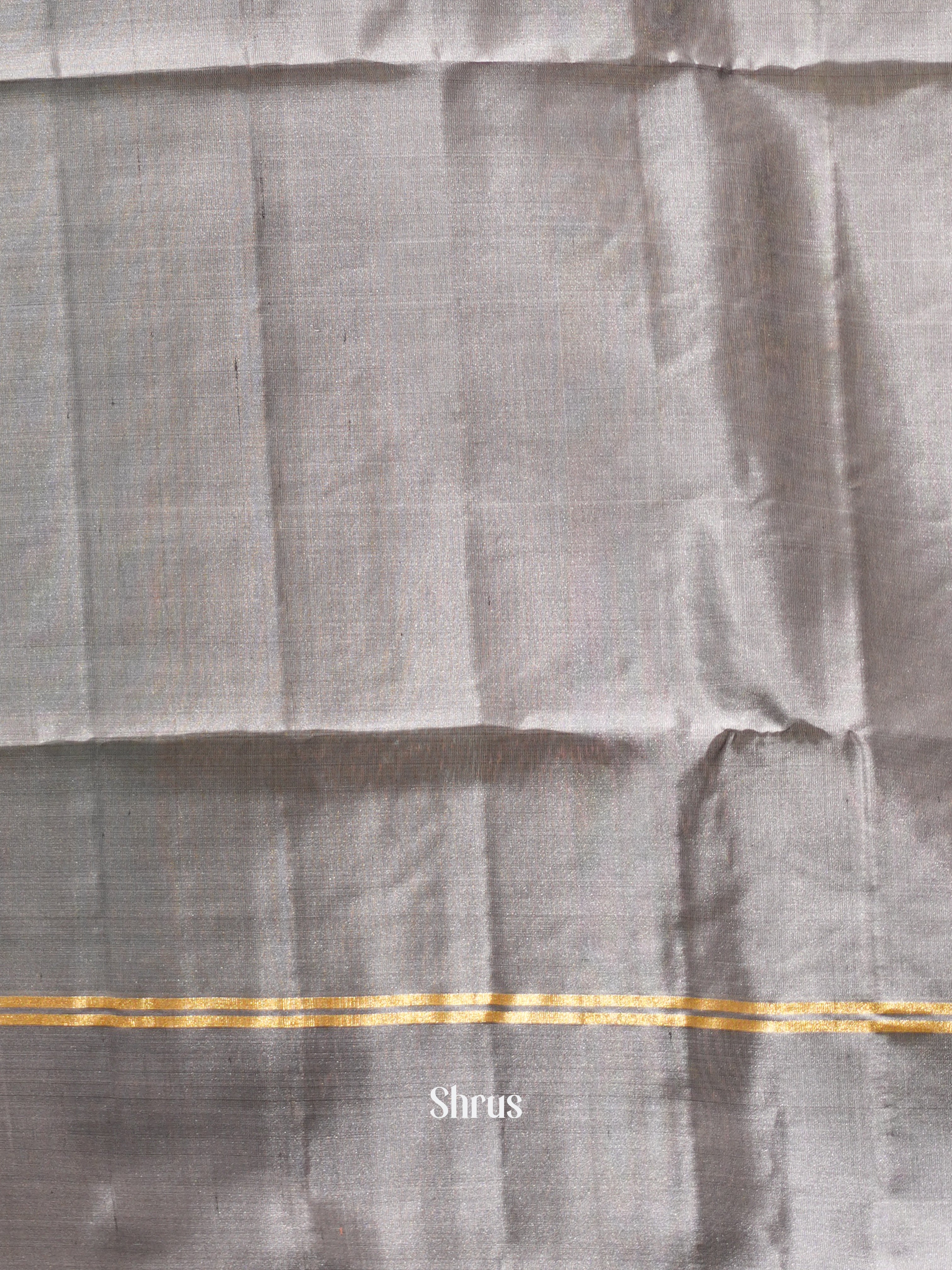 Blue & Grey - Soft SilkSaree - Shop on ShrusEternity.com