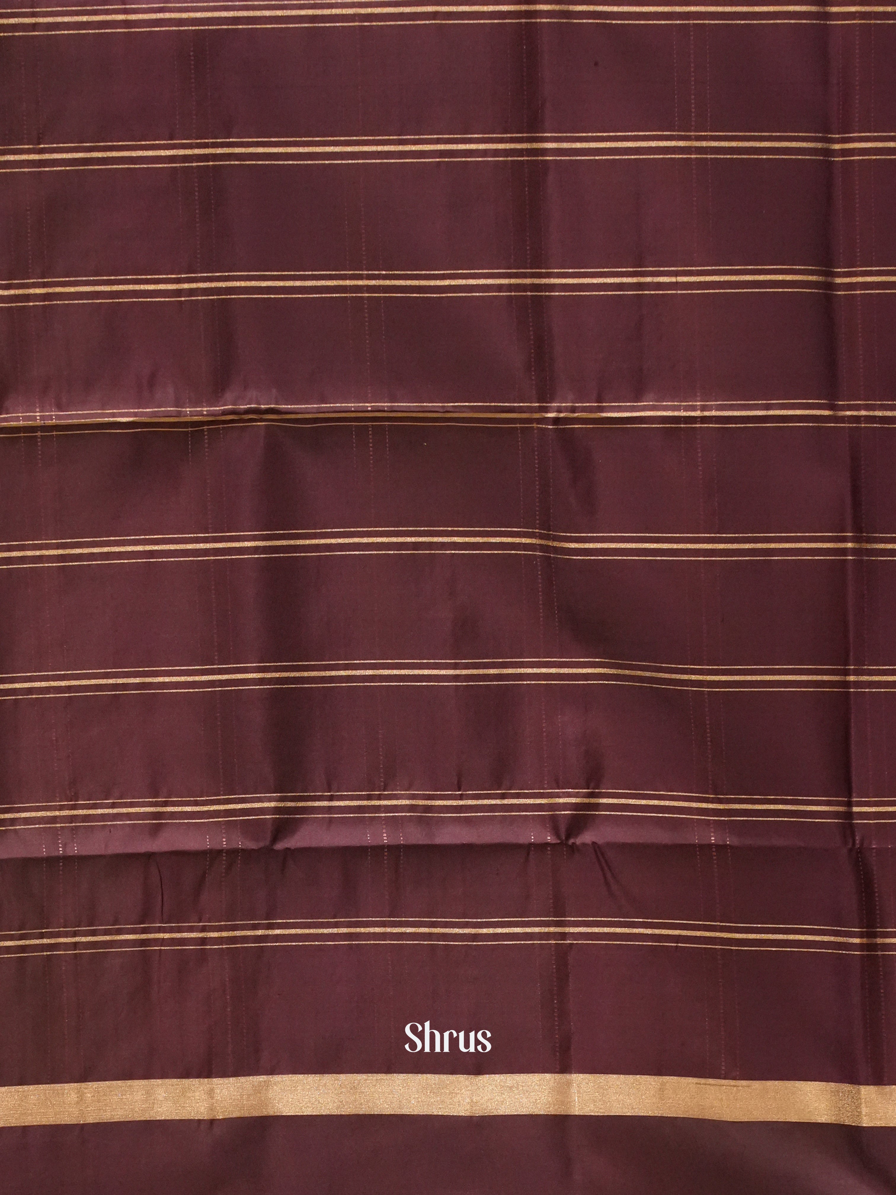 Pista Green & Brown - Soft Silk Saree - Shop on ShrusEternity.com