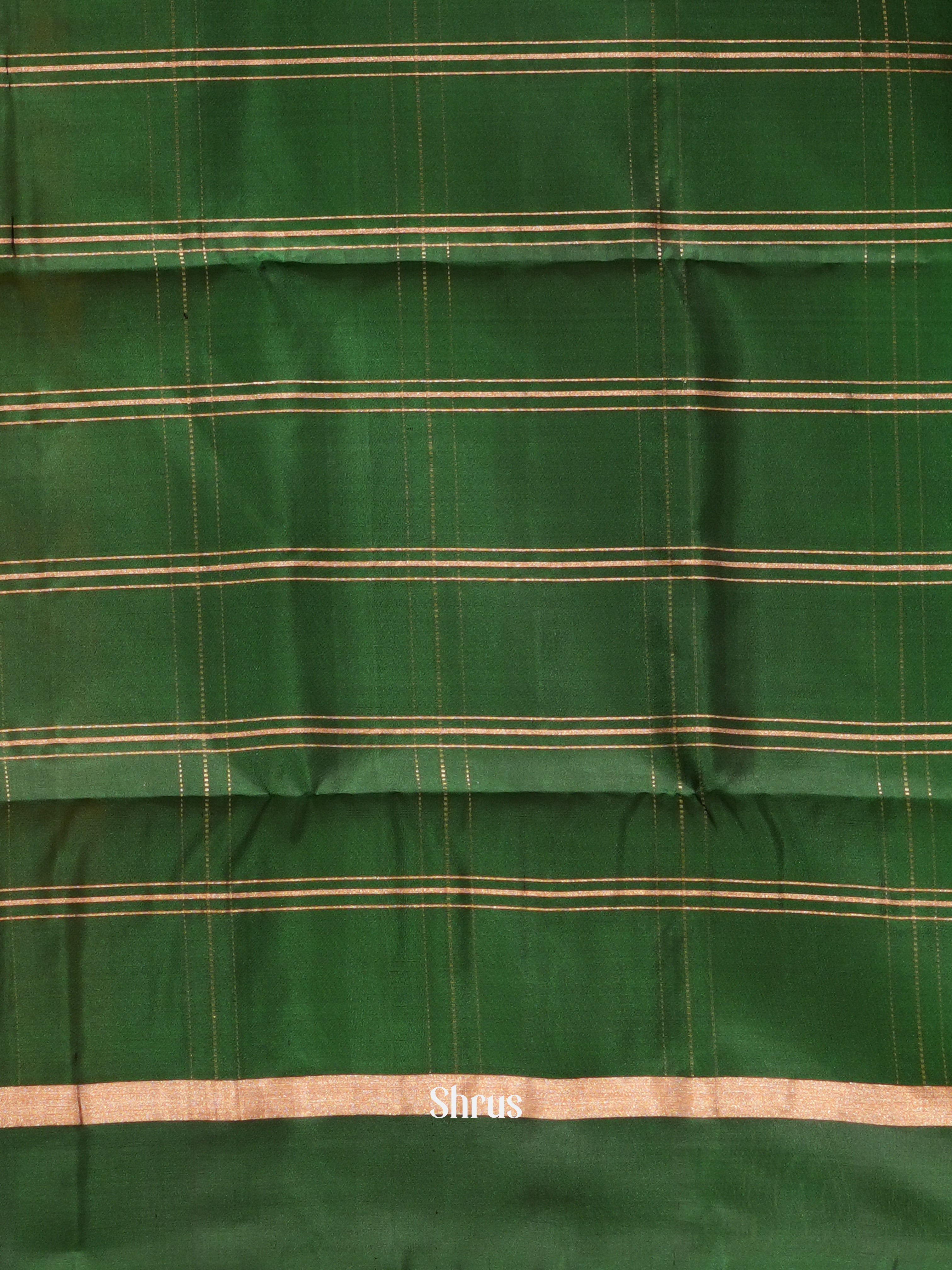 Pink & Green - Soft Silk Saree - Shop on ShrusEternity.com