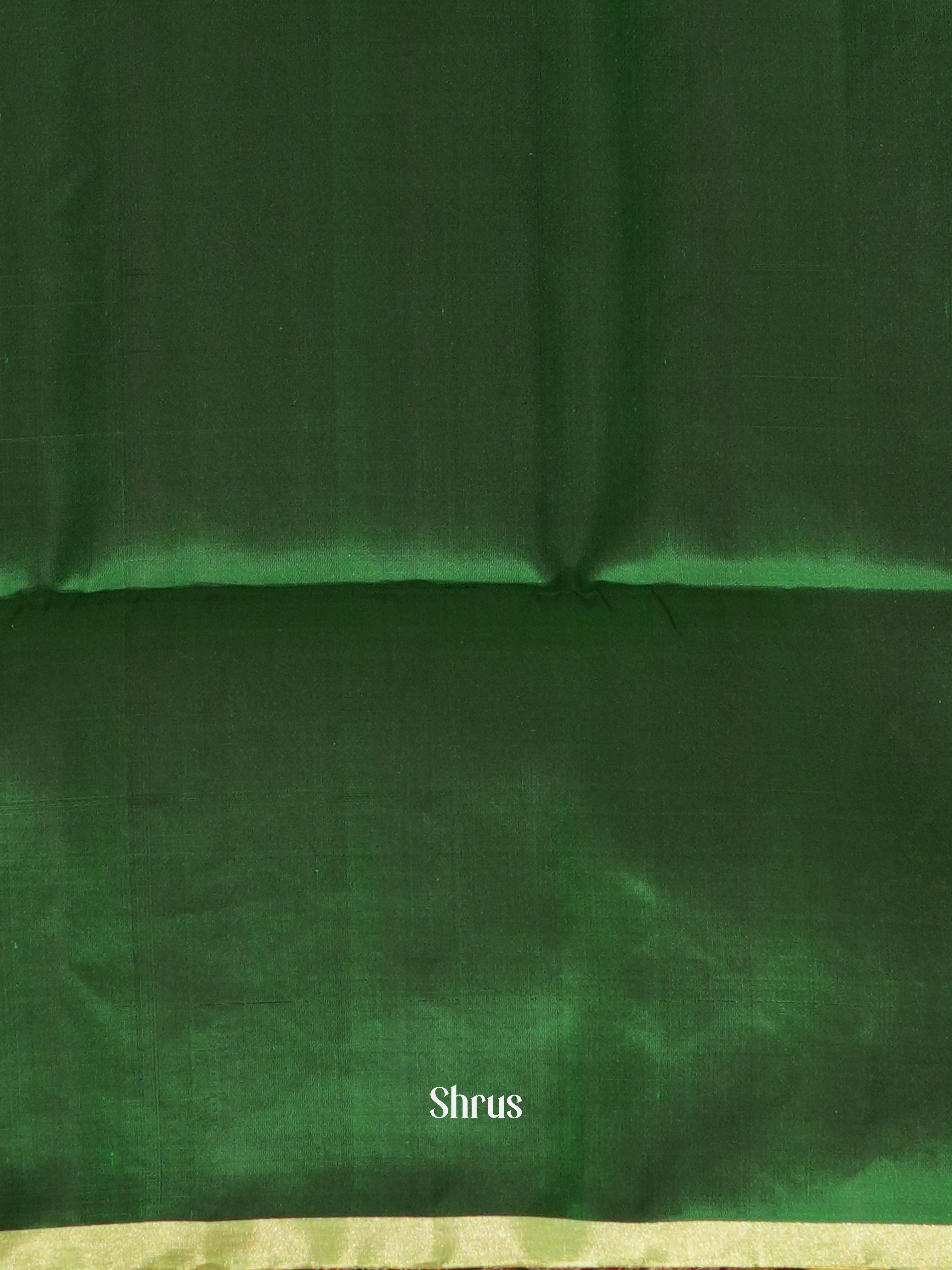 Green(Single tone) - Soft Silk Saree - Shop on ShrusEternity.com