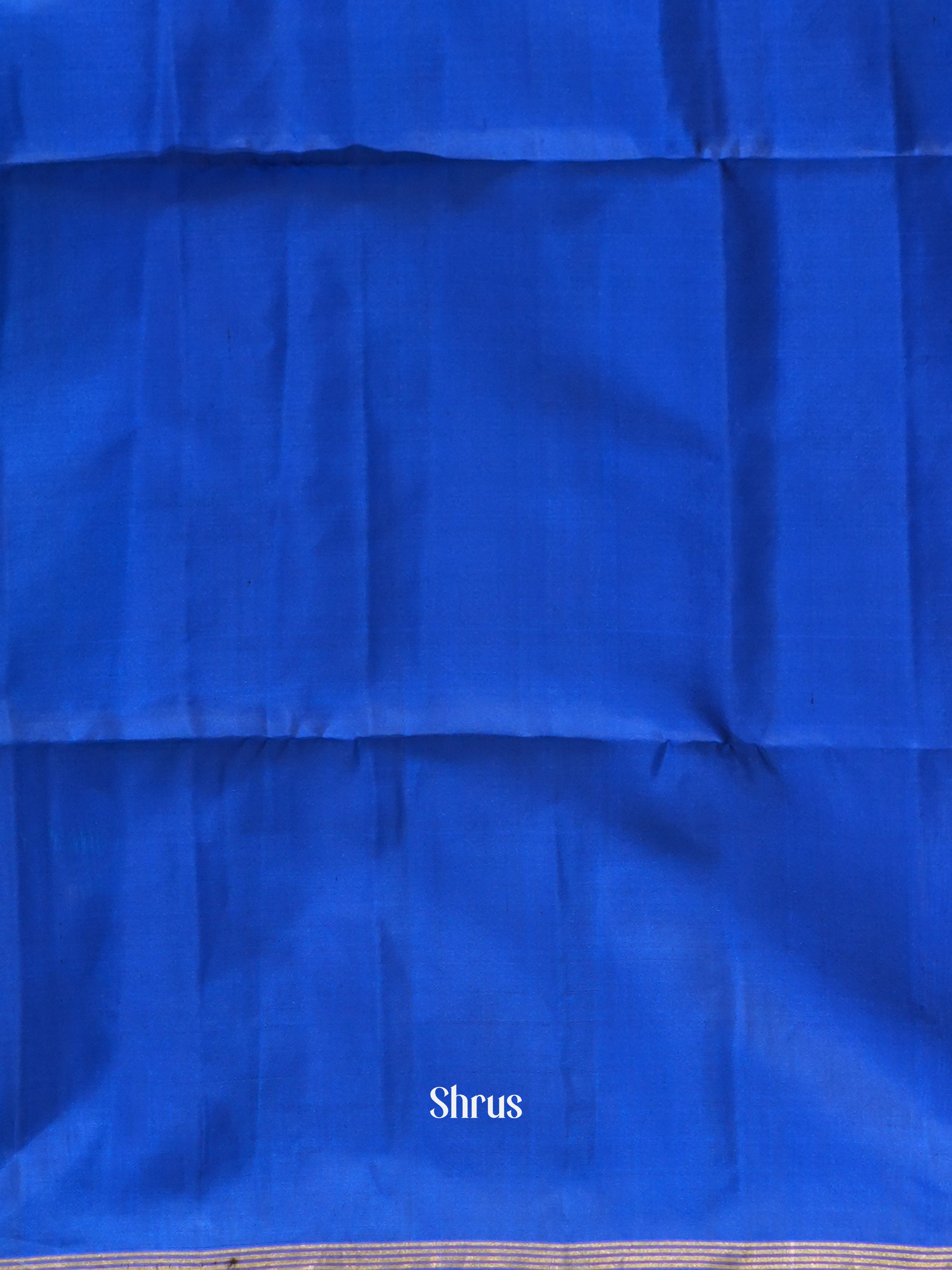Green & Blue - Soft Silk Saree - Shop on ShrusEternity.com