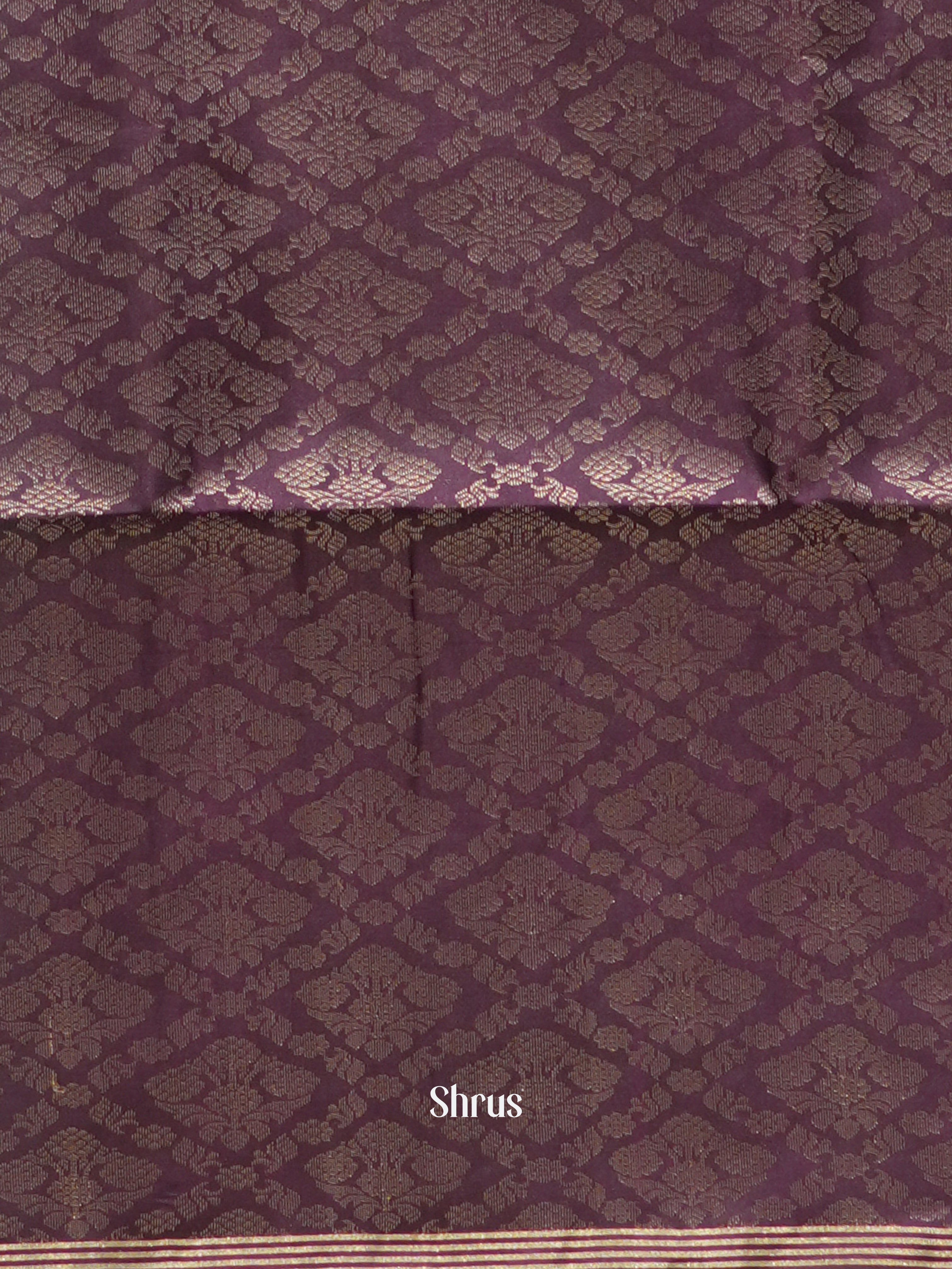 Blue & Violet - Soft Silk Saree - Shop on ShrusEternity.com