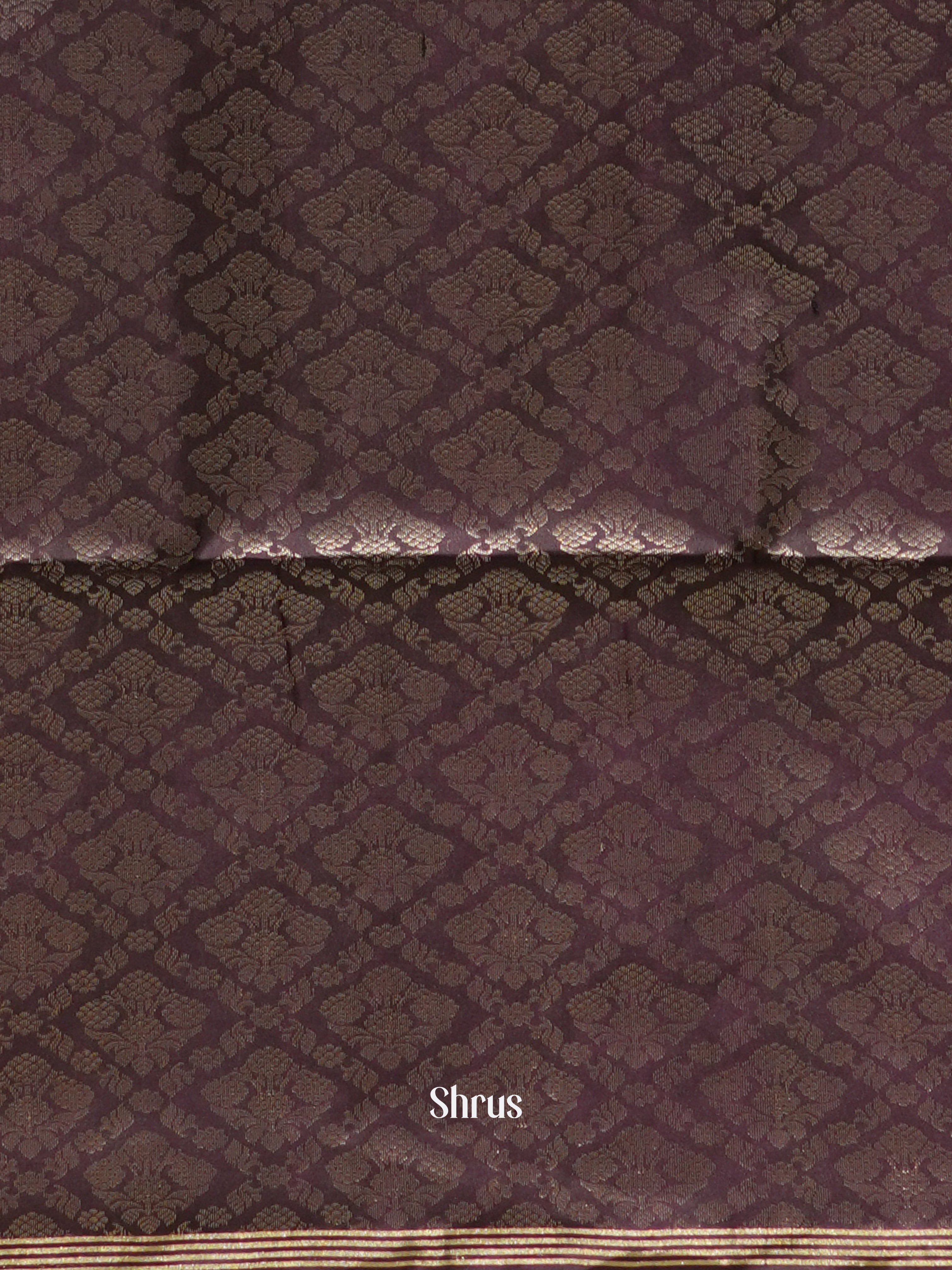 Grey & Violet - Soft Silk Saree - Shop on ShrusEternity.com