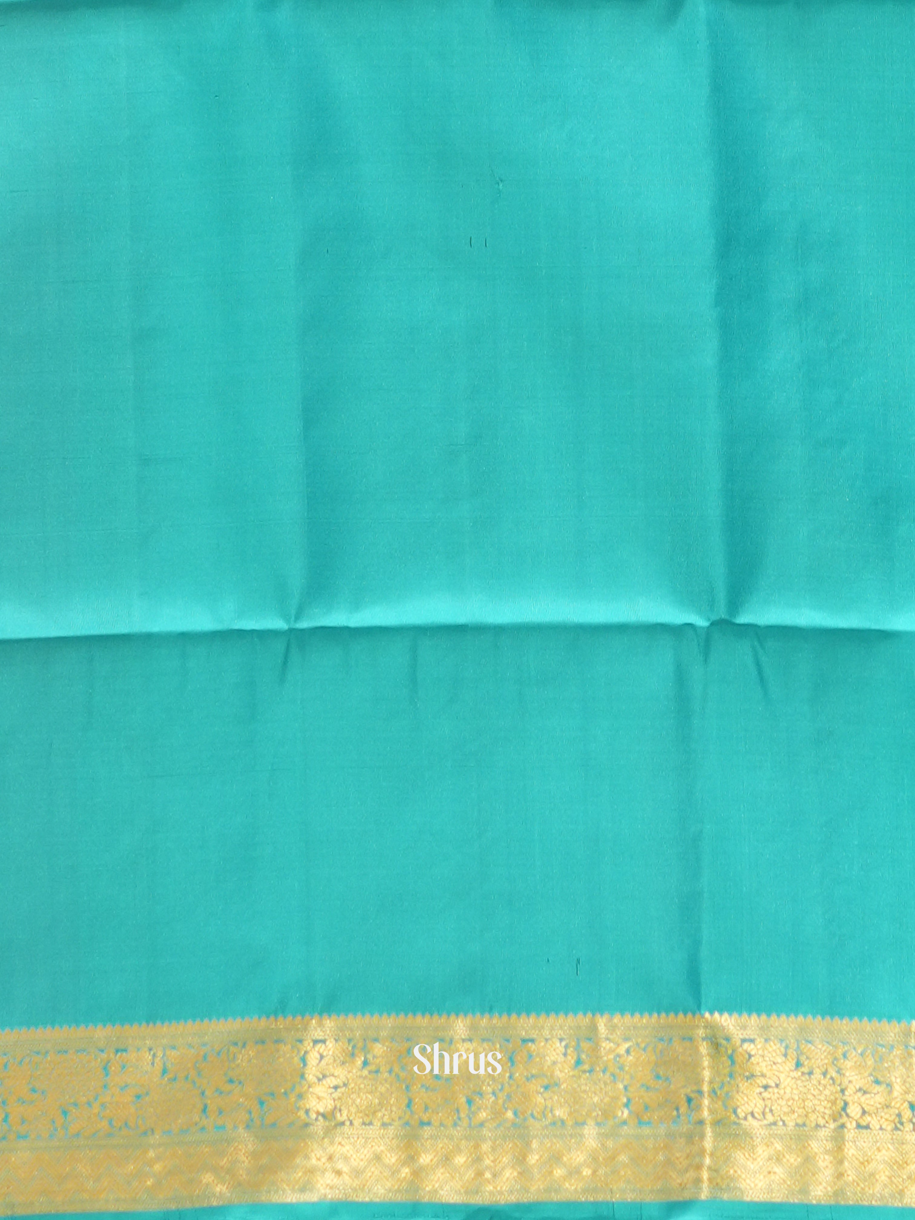 Pink & Blue - Soft Silk Saree - Shop on ShrusEternity.com