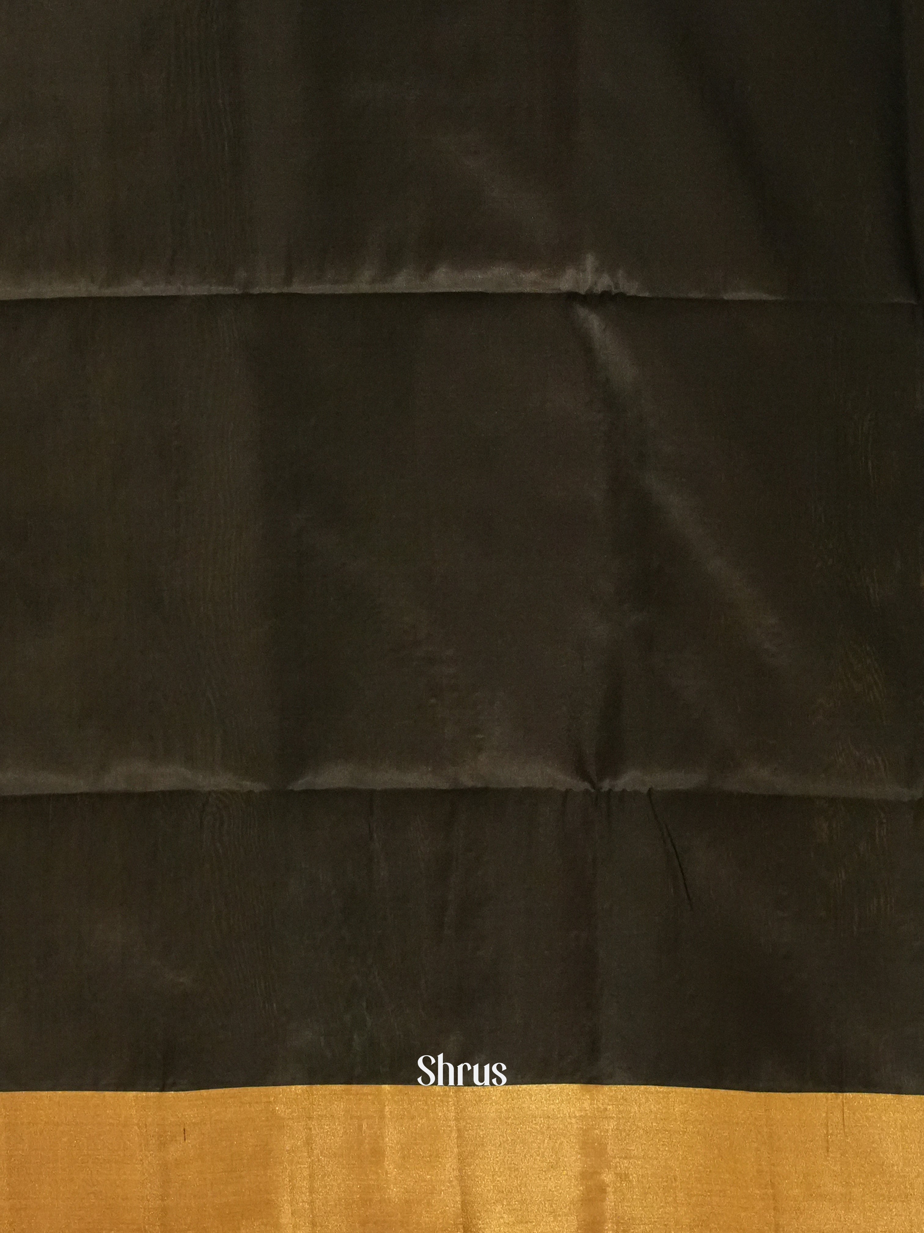 Grey & Black - Soft Silk Saree - Shop on ShrusEternity.com