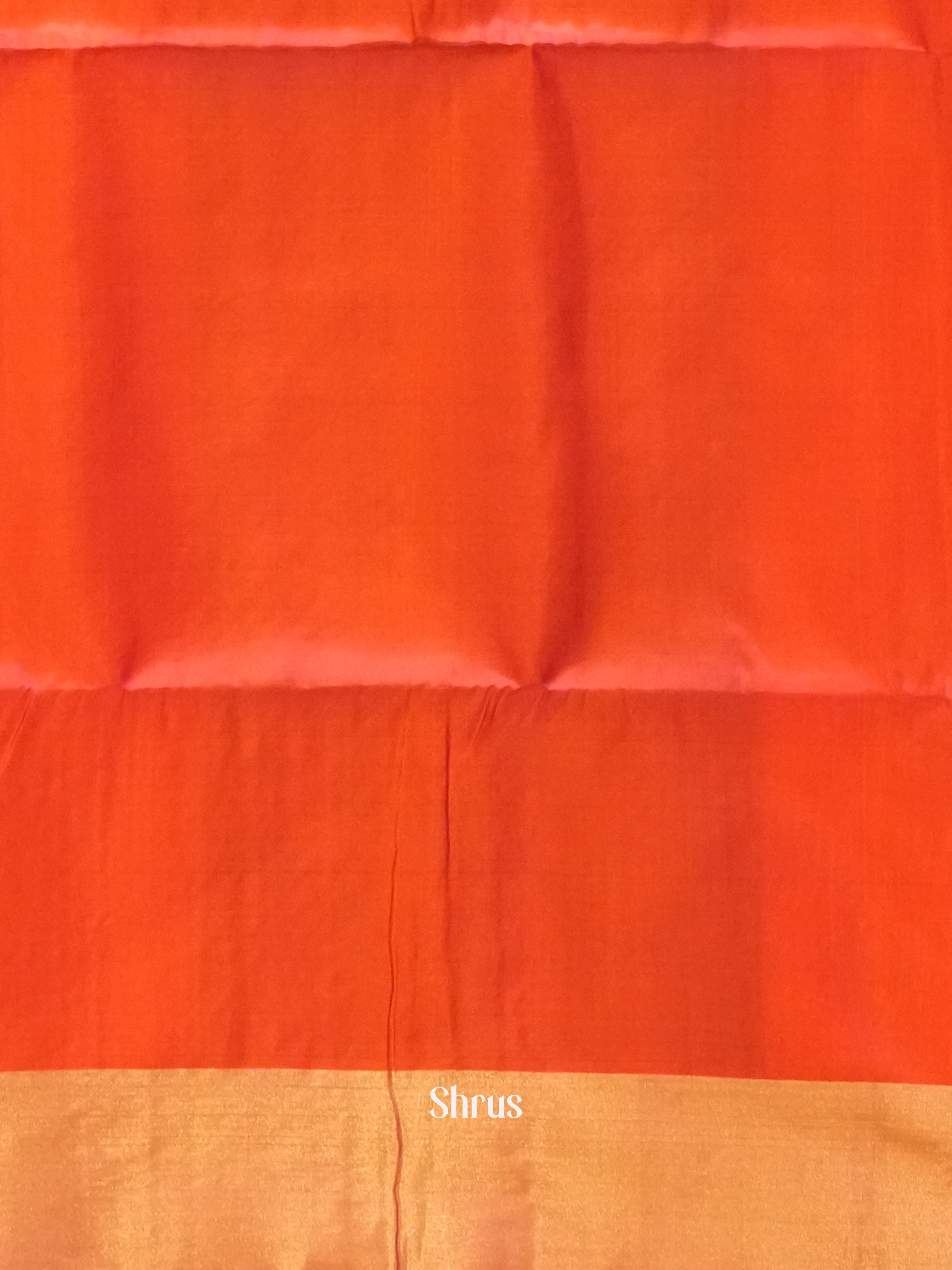 Blue & Red - Soft Silk Saree - Shop on ShrusEternity.com