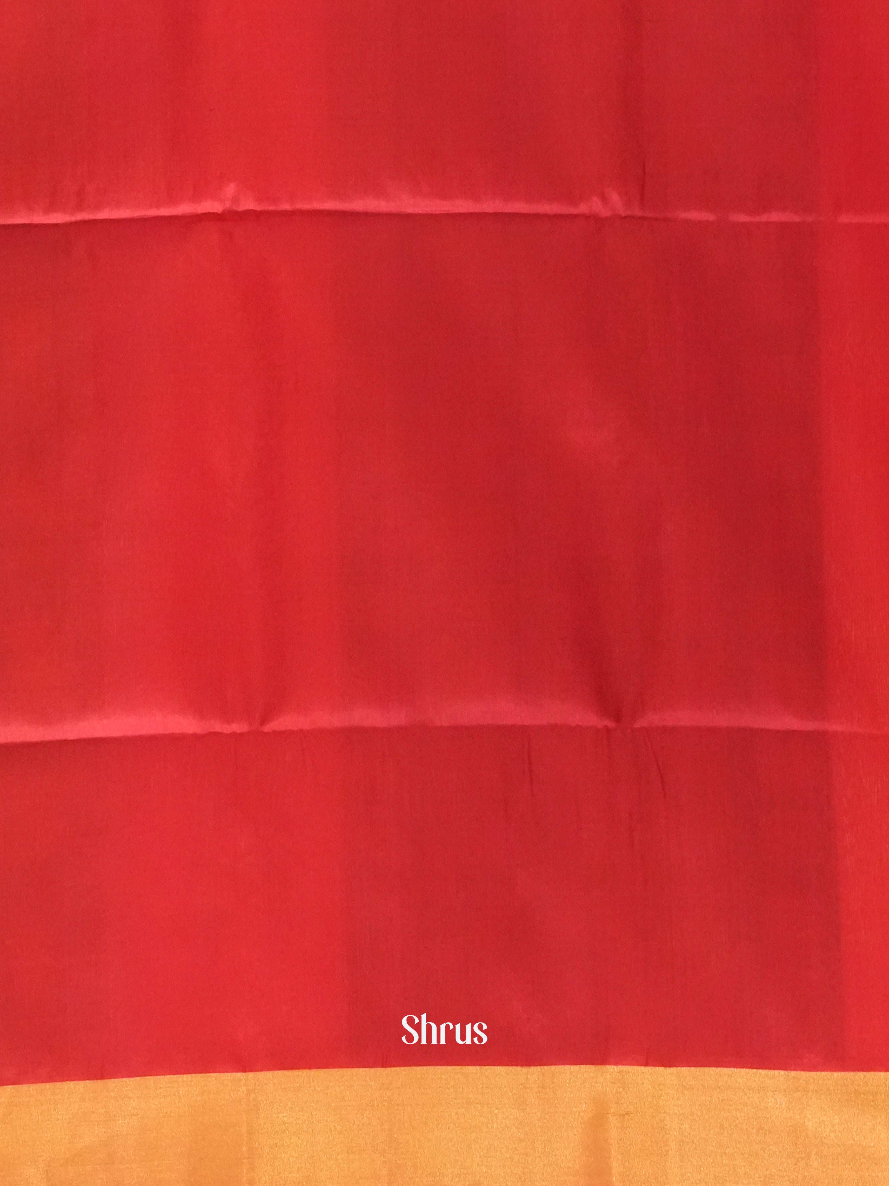 Honey & Red - Soft Silk Saree - Shop on ShrusEternity.com