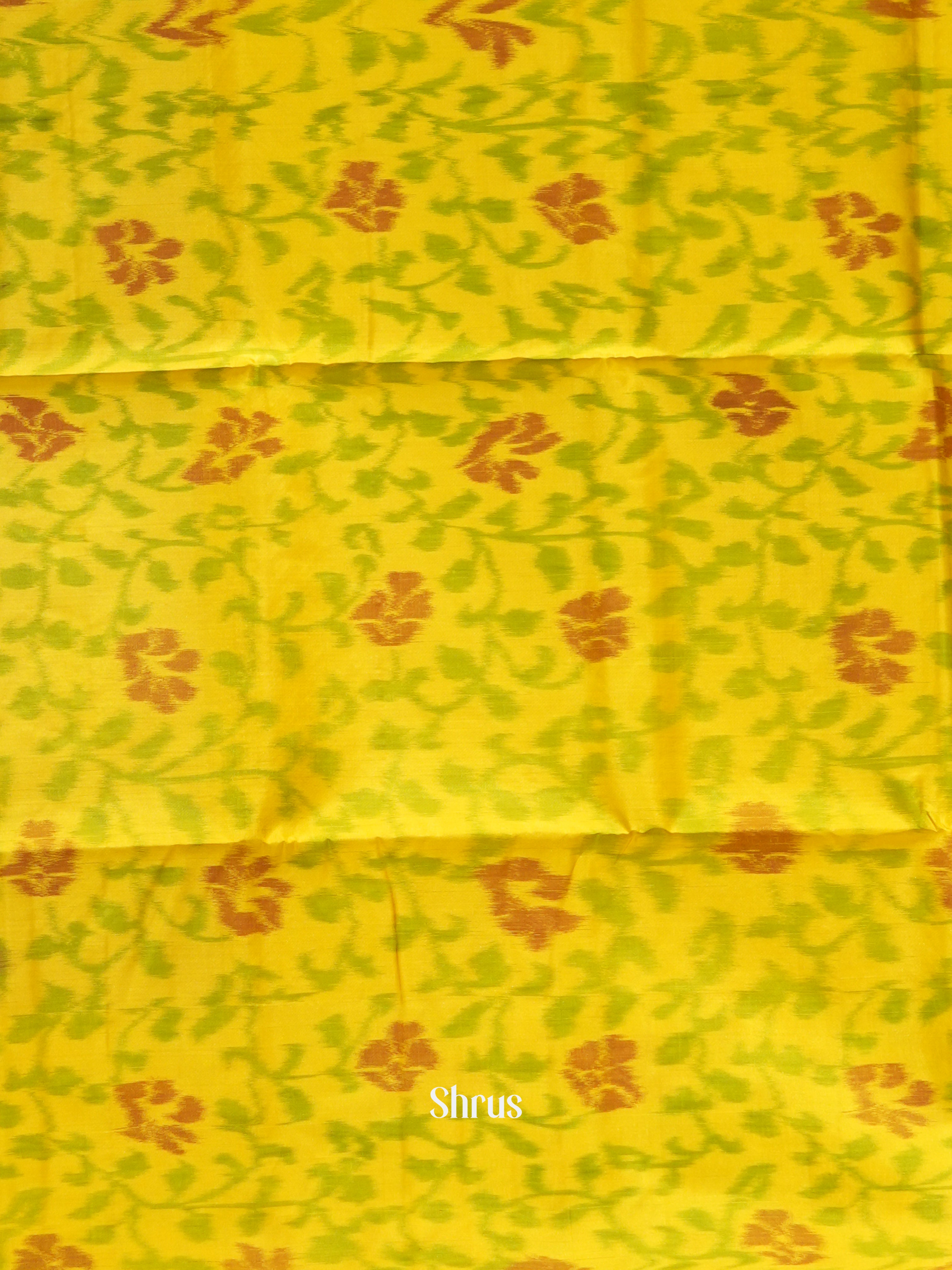 Purple & Yellow - Soft Silk Saree - Shop on ShrusEternity.com