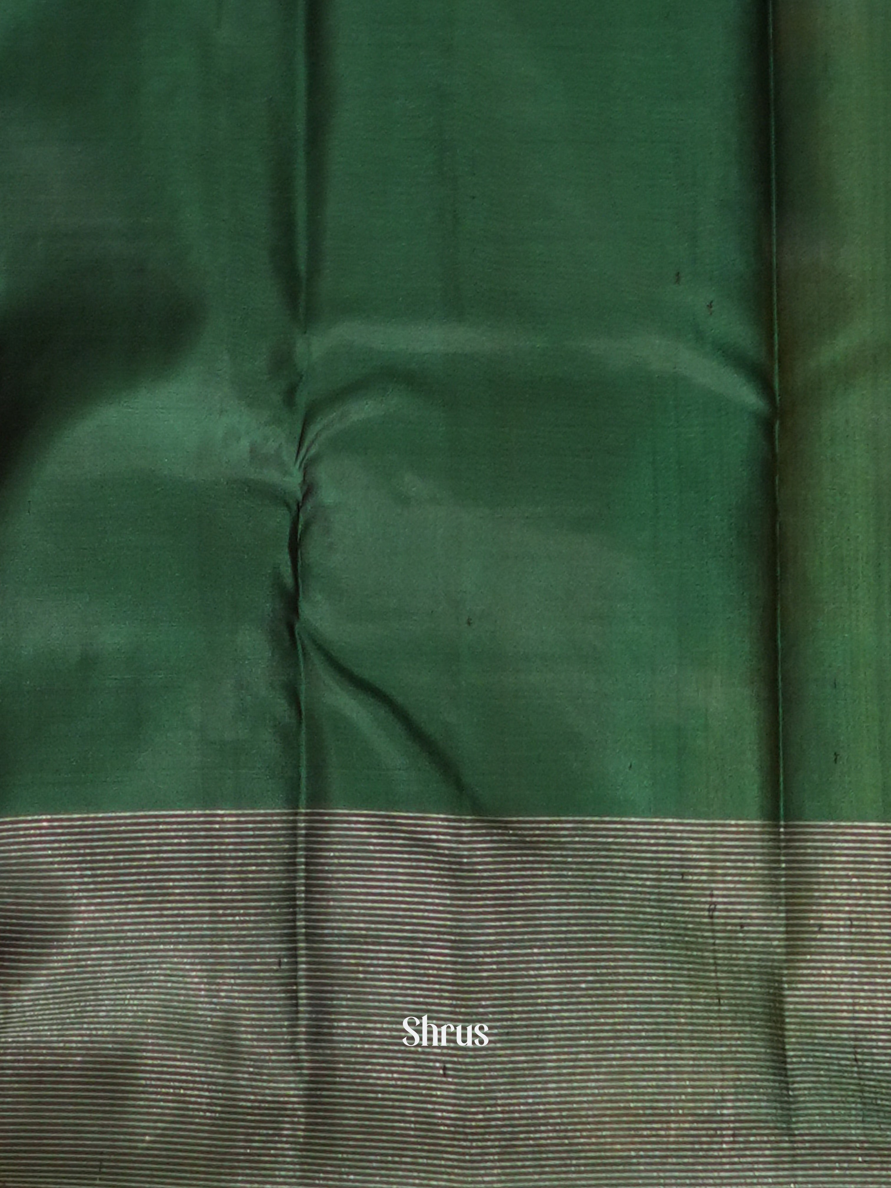 Pink & Green - Soft Silk Saree - Shop on ShrusEternity.com