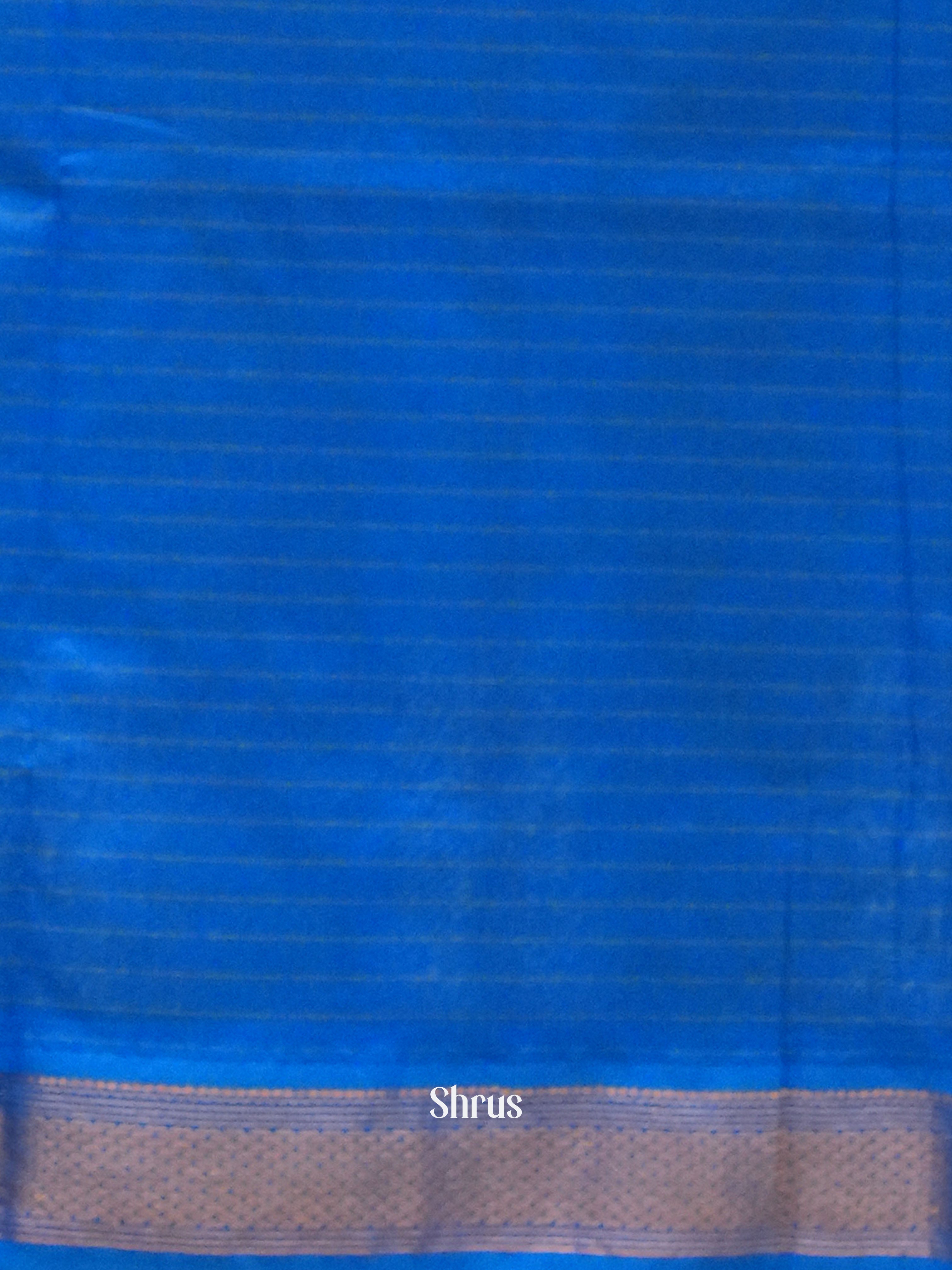 Teal Green & Blue - Kalyani Cotton Saree - Shop on ShrusEternity.com