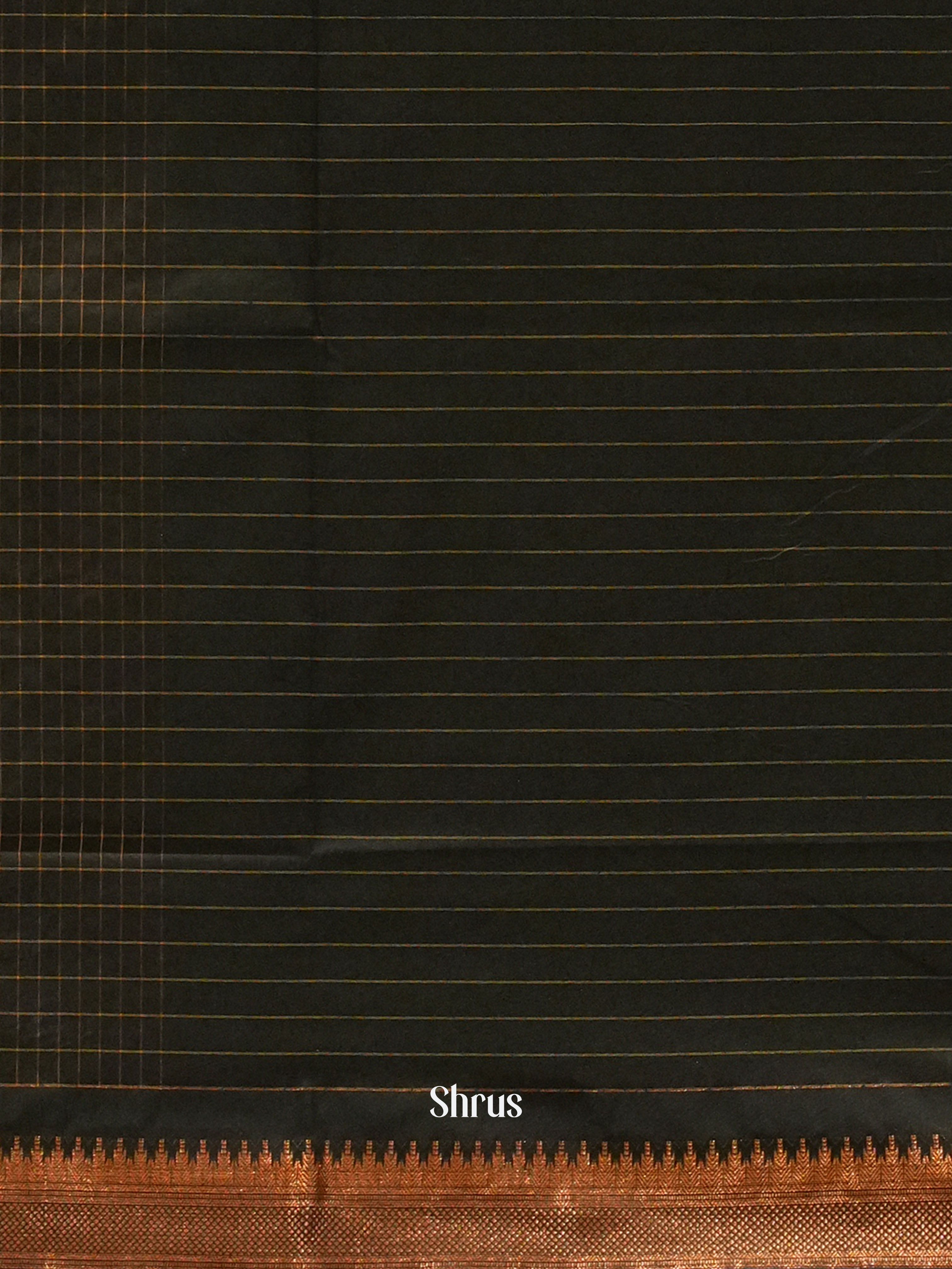 Black(Single Tone)- Kalyani Cotton Saree - Shop on ShrusEternity.com