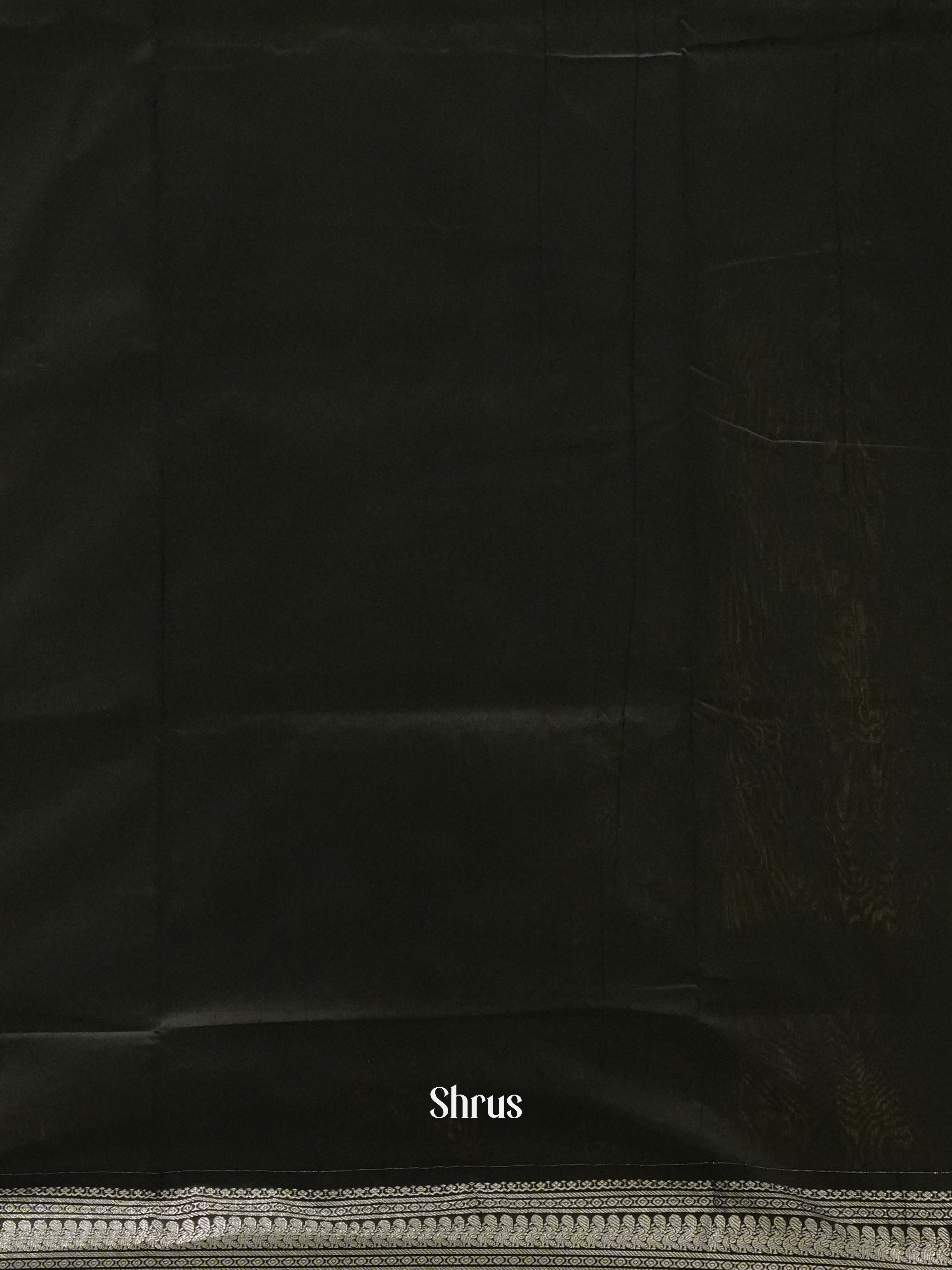Peacock Blue & Black - Kalyani Cotton Saree - Shop on ShrusEternity.com