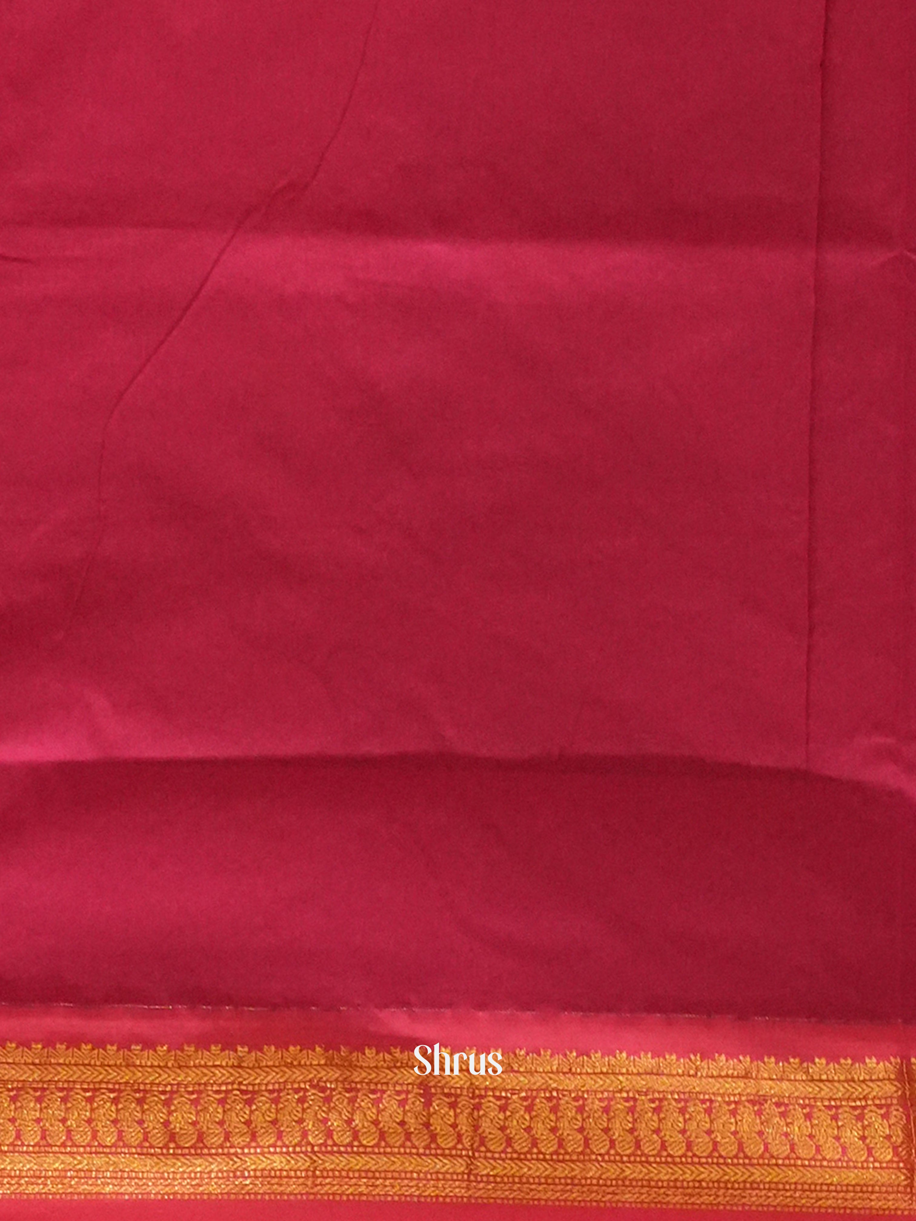 Mambazha Yellow & Majenta - Kalyani Cotton Saree - Shop on ShrusEternity.com
