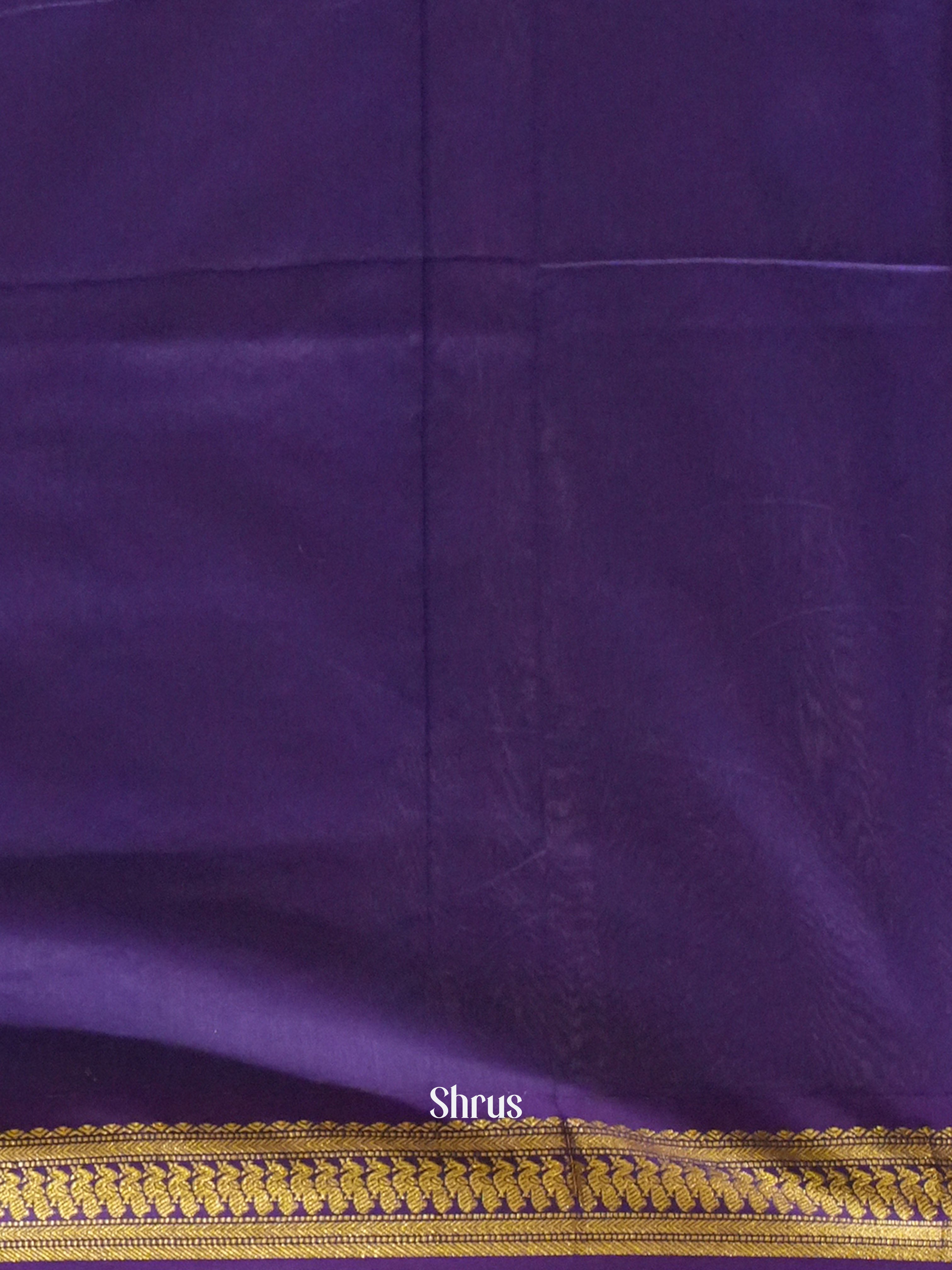 Majenta & Violet- Kalyani Cotton Saree - Shop on ShrusEternity.com