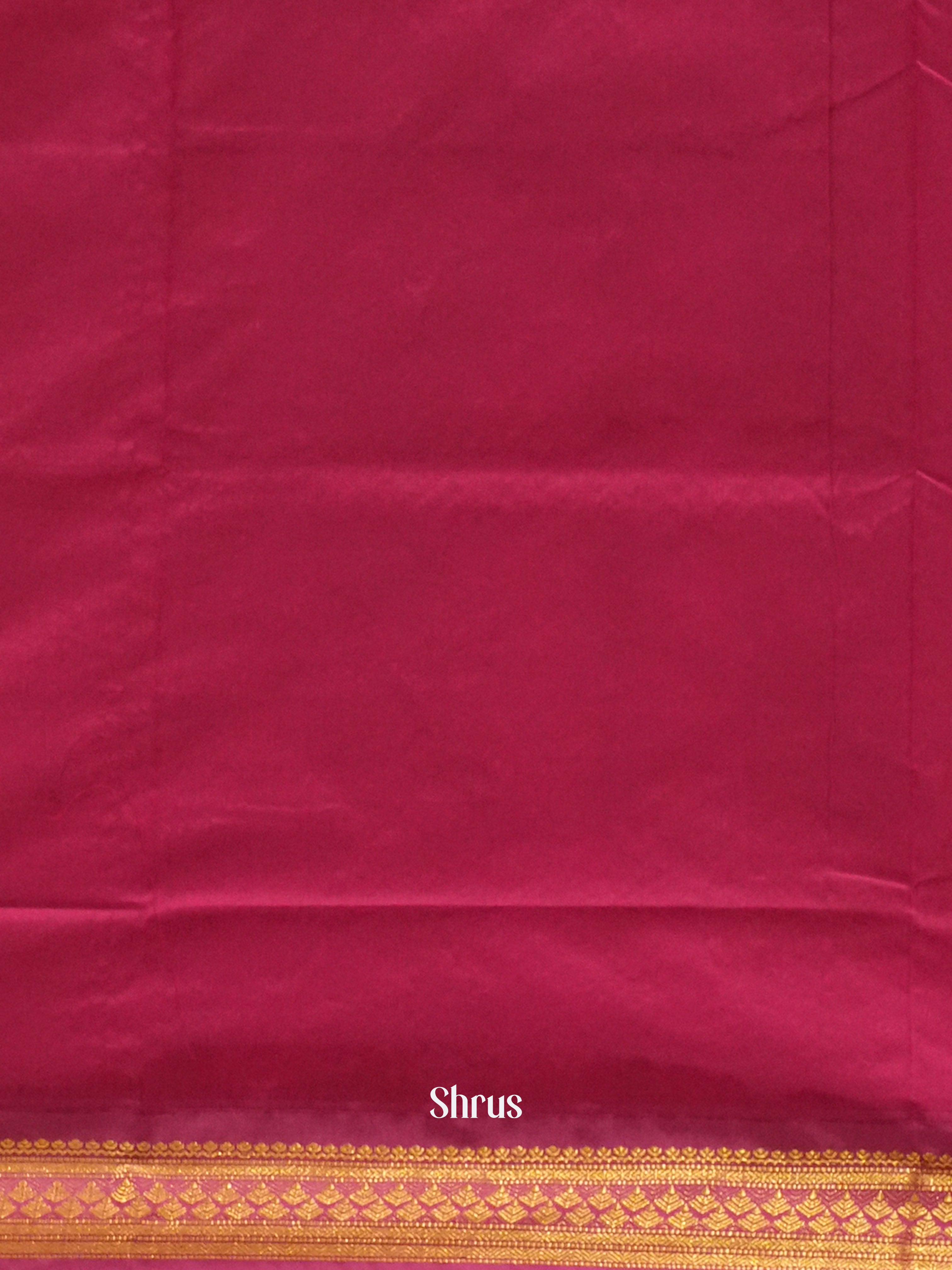 Mambazha Yellow & Majenta- Kalyani Cotton Saree - Shop on ShrusEternity.com