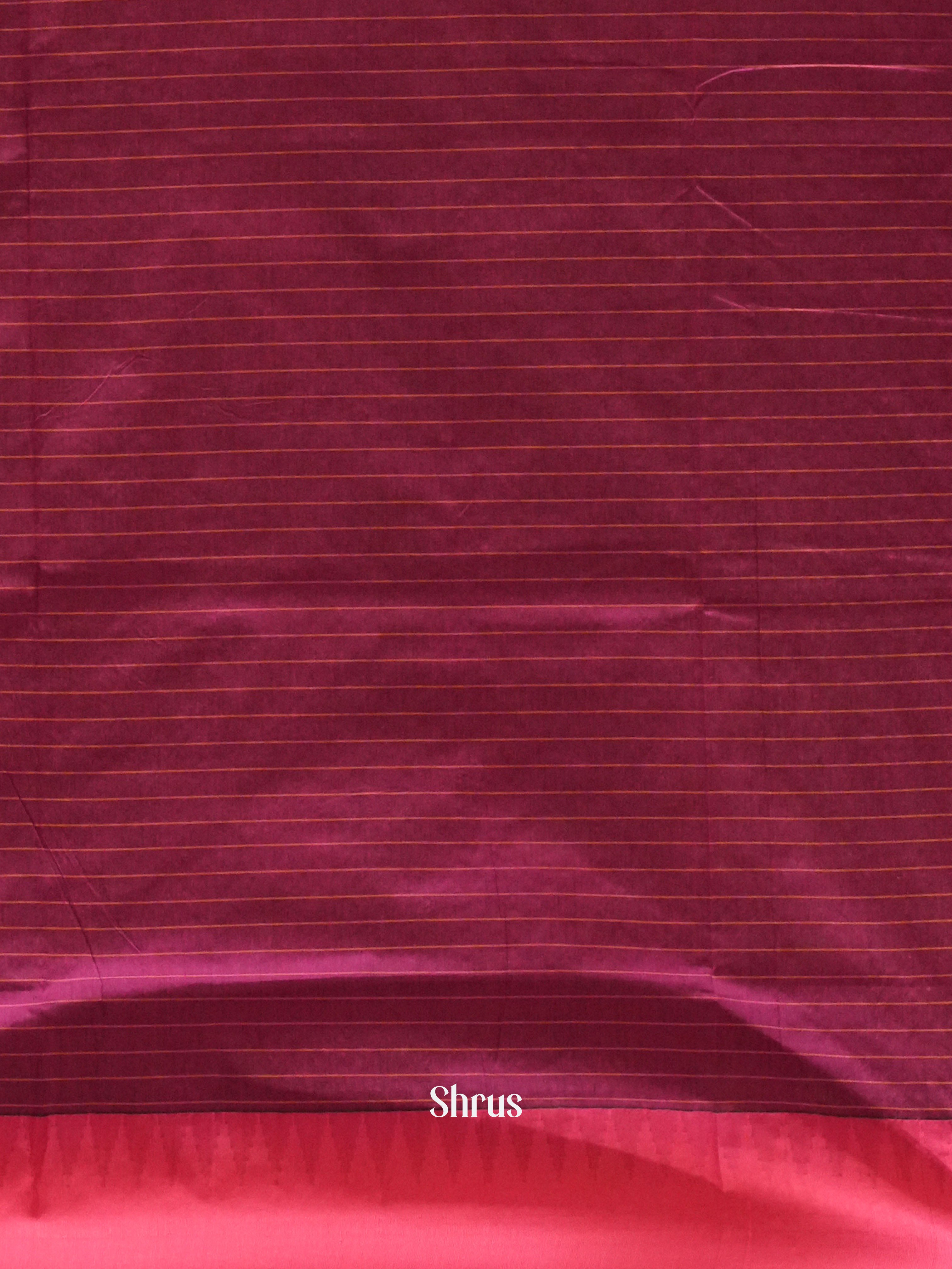 Blue & Majenta - Kalyani Cotton Saree - Shop on ShrusEternity.com