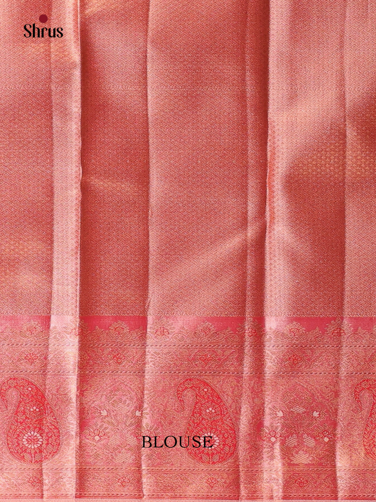 Green & Red - Kanchipuram-halfpure Saree - Shop on ShrusEternity.com