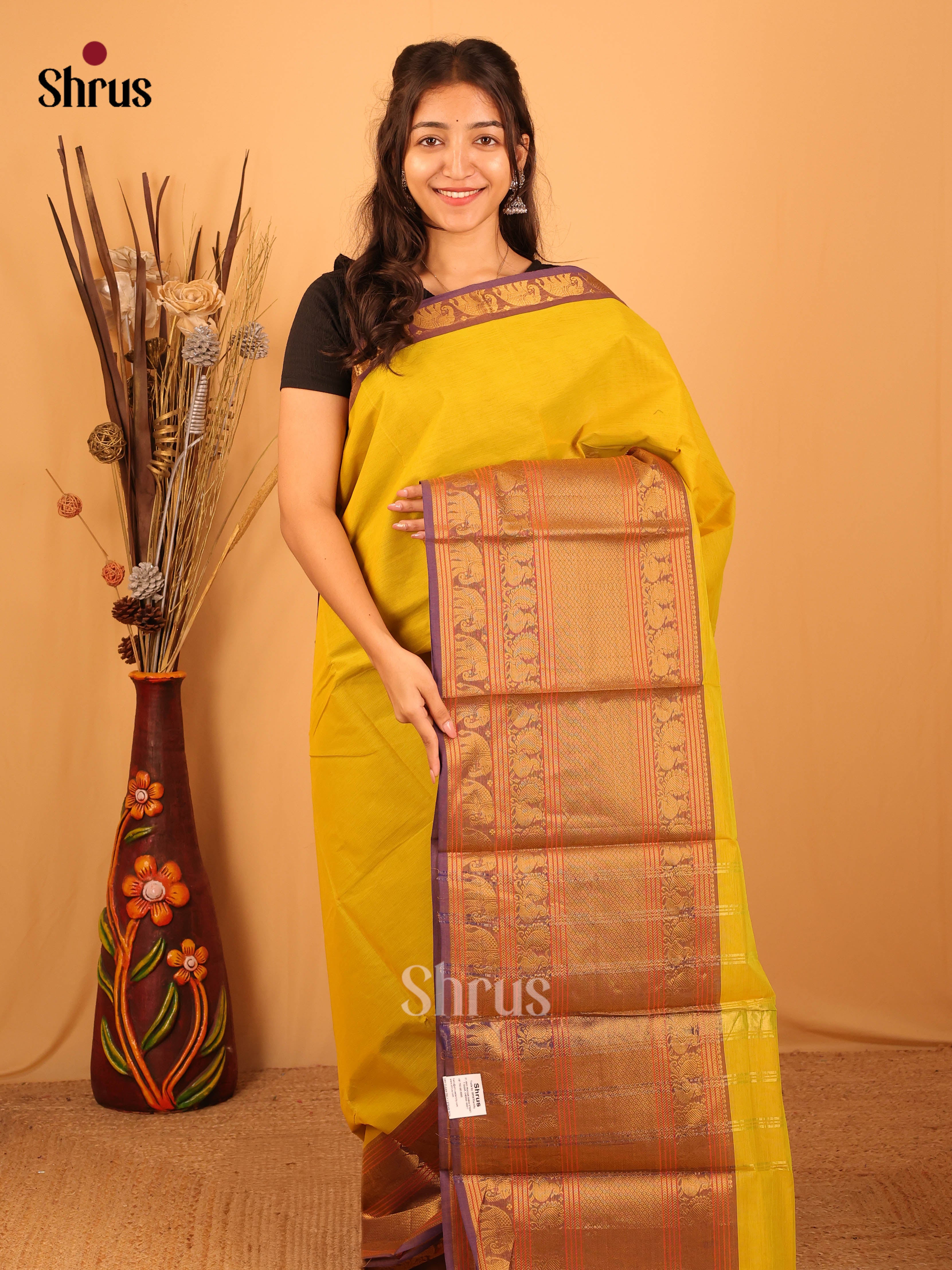 CGS18004 - Narayanpet Cotton Saree - Shop on ShrusEternity.com