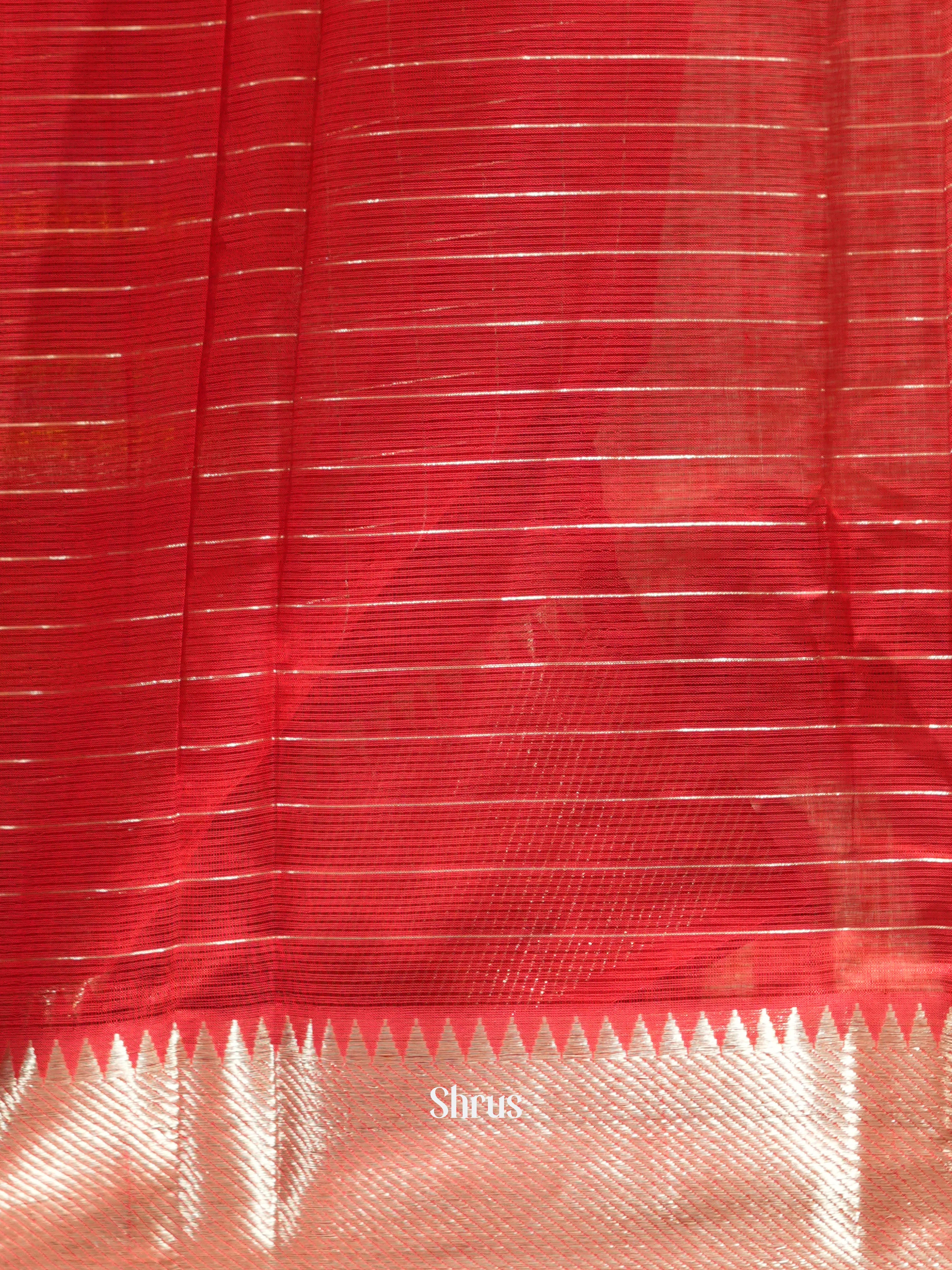 CGS18042 - Mangalagiri silkcotton saree - Shop on ShrusEternity.com