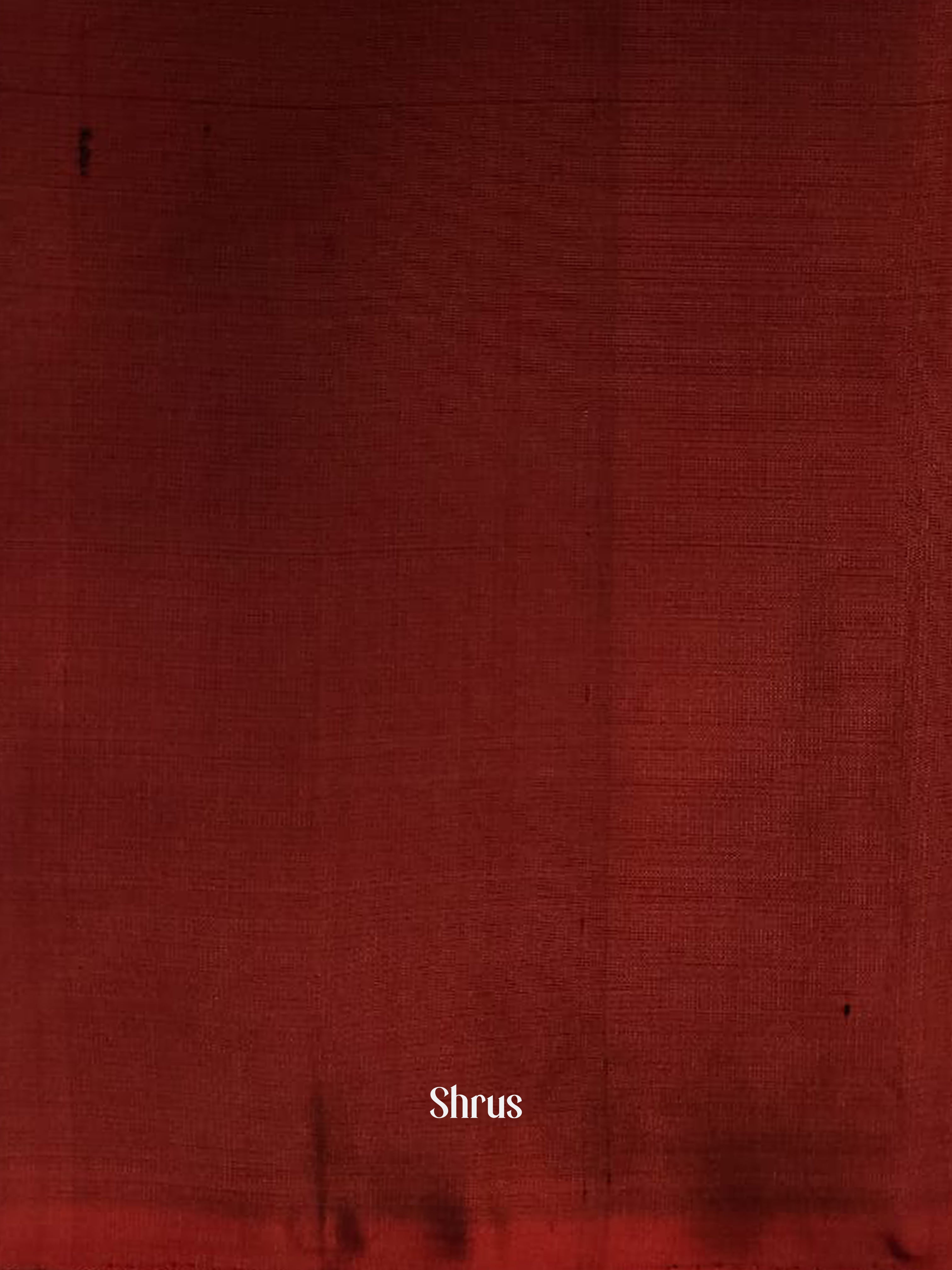 Grey & Maroon - Soft silk-halfpure Saree - Shop on ShrusEternity.com