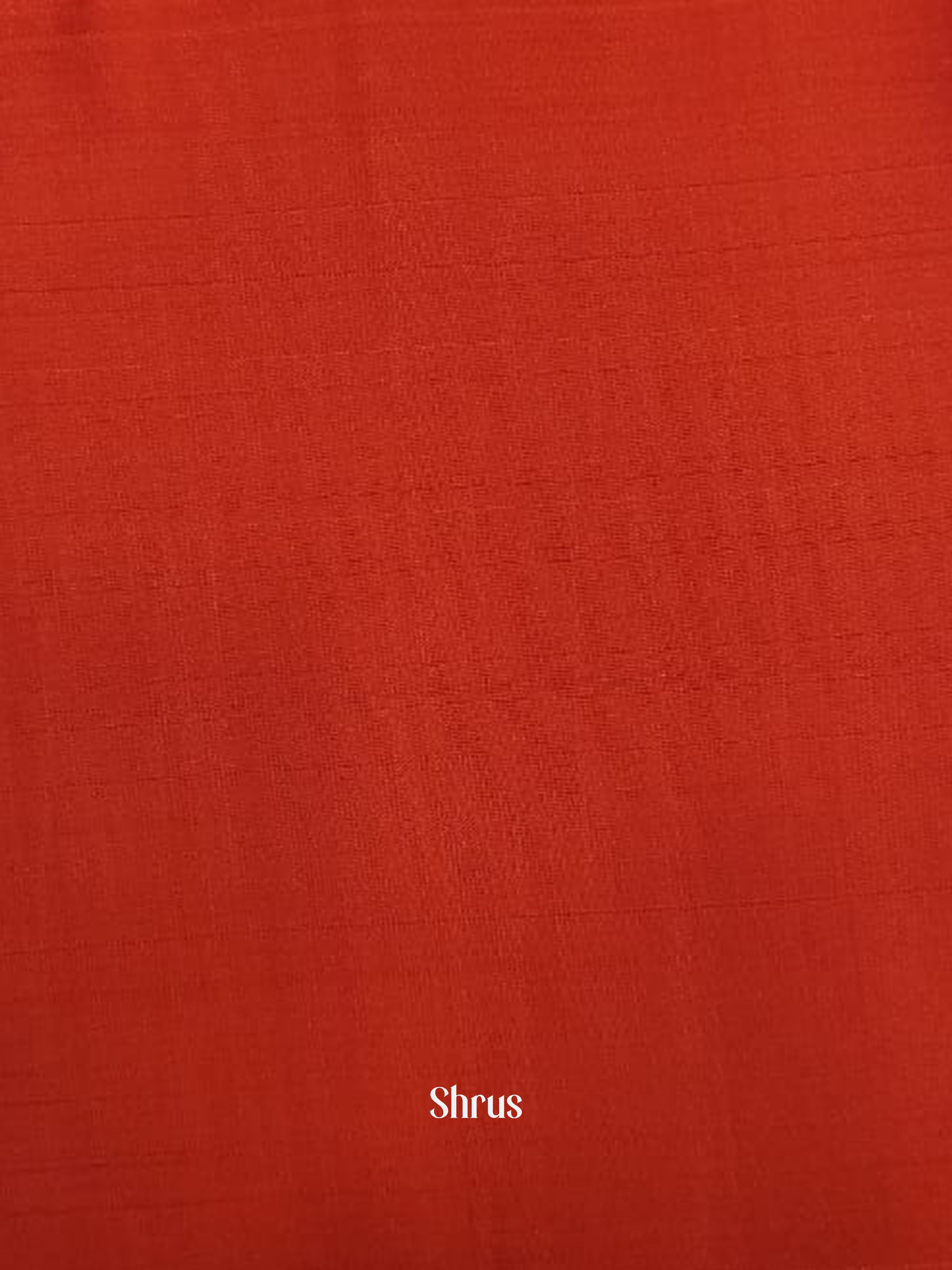 Blue & Orange - Soft silk-halfpure Saree - Shop on ShrusEternity.com