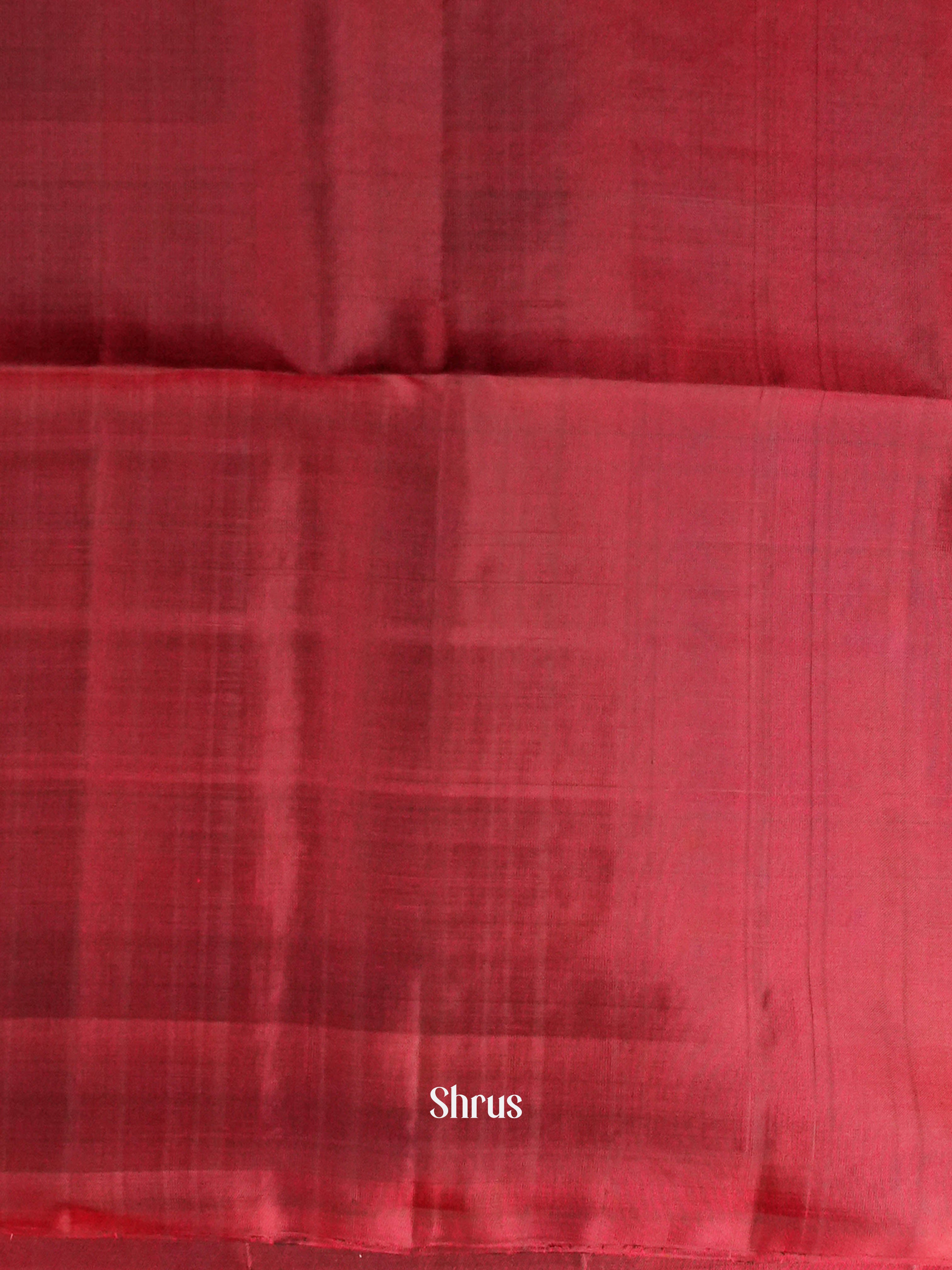 Navy Blue & Maroon - Soft silk-halfpure Saree - Shop on ShrusEternity.com